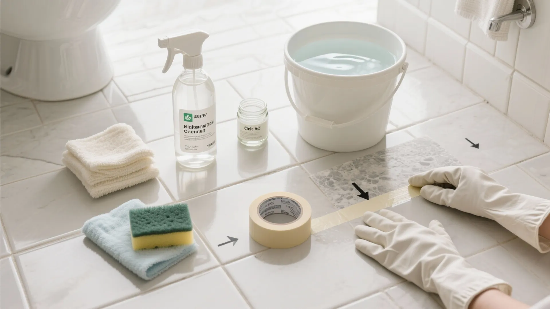 1) Mild Acid Strategy for Hard Water & Soap Scum