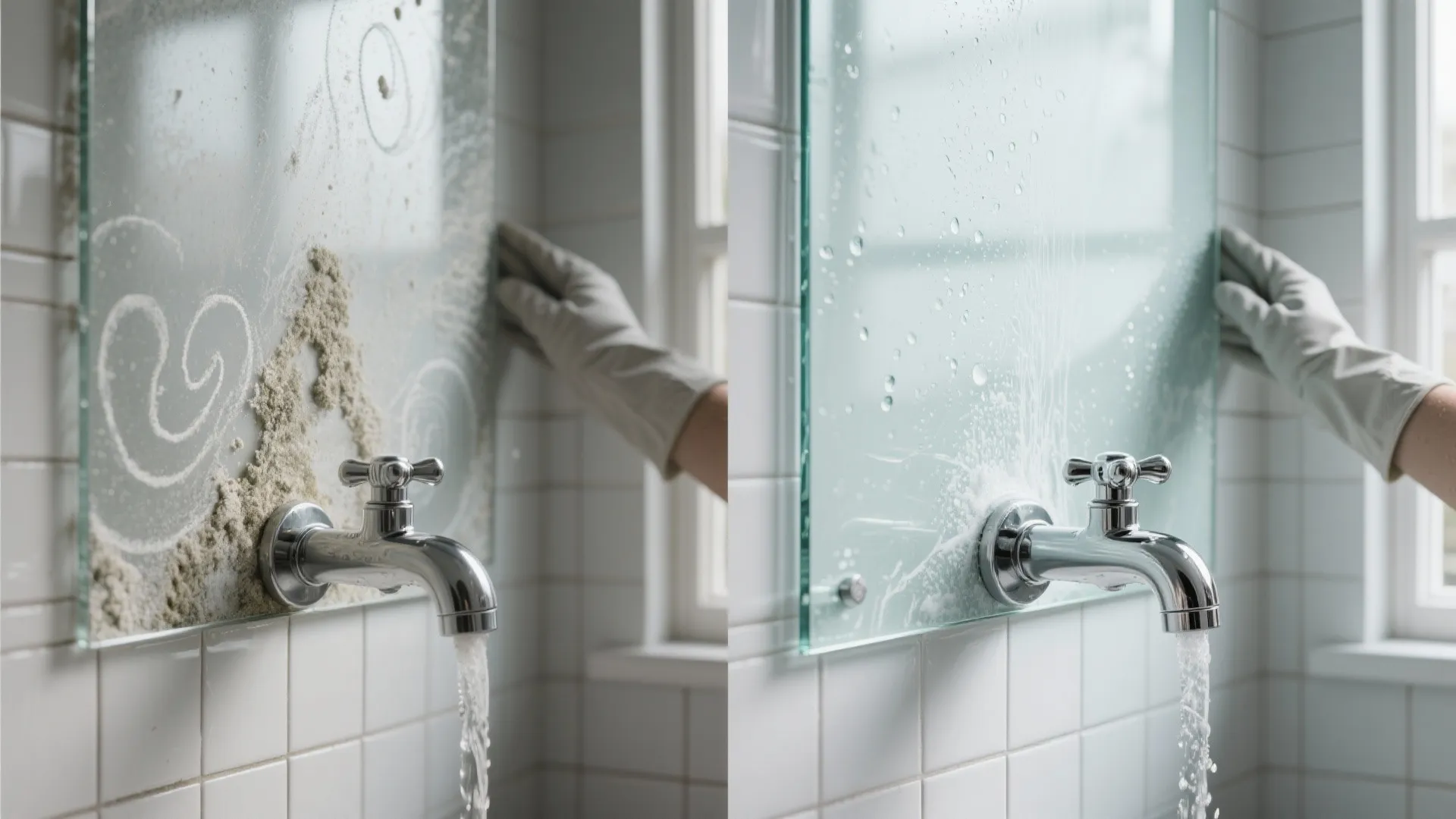 Acid descaler for hard water stains (use with care)