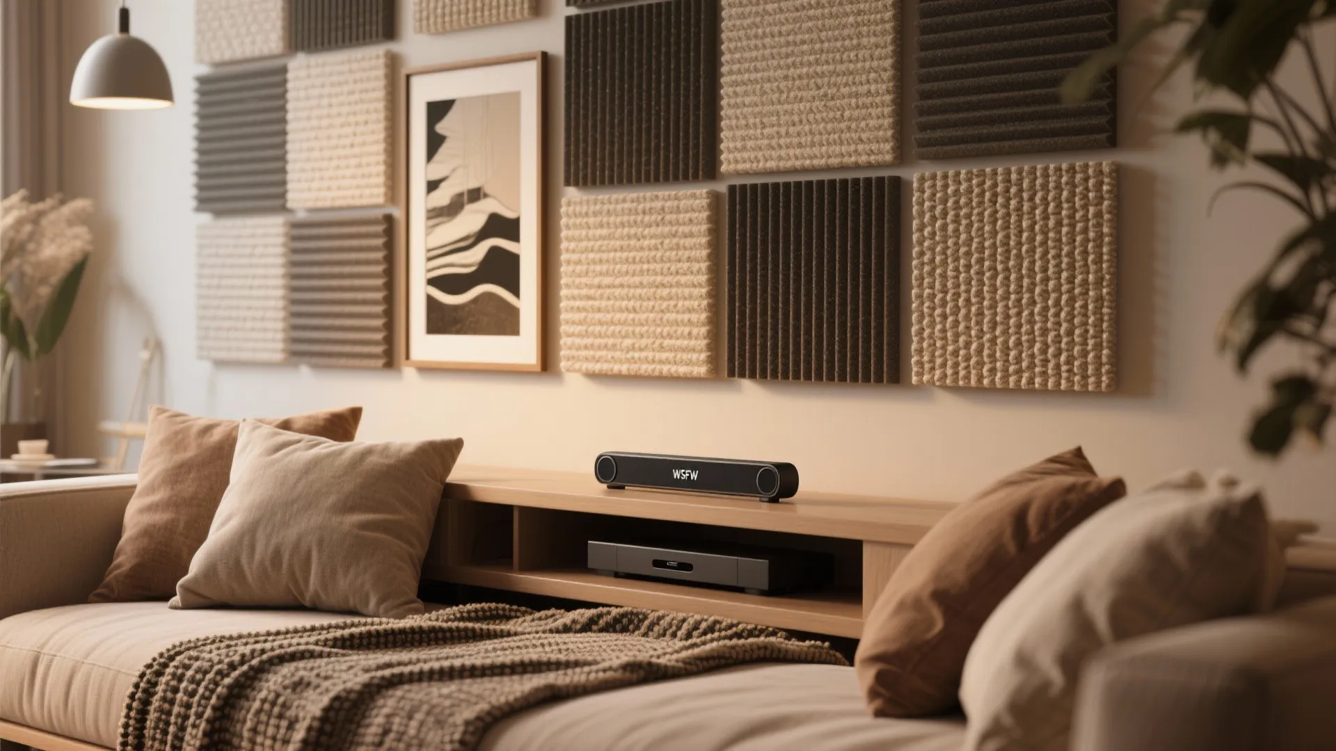 5. Accent decor and acoustics