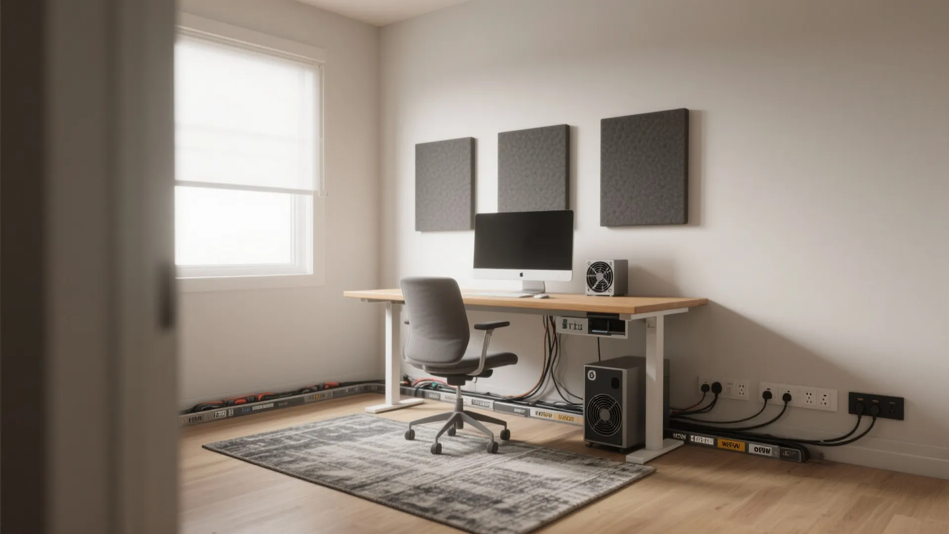 [Section: Inspiration 5] Quiet acoustics, cable-tidy, tech-ready