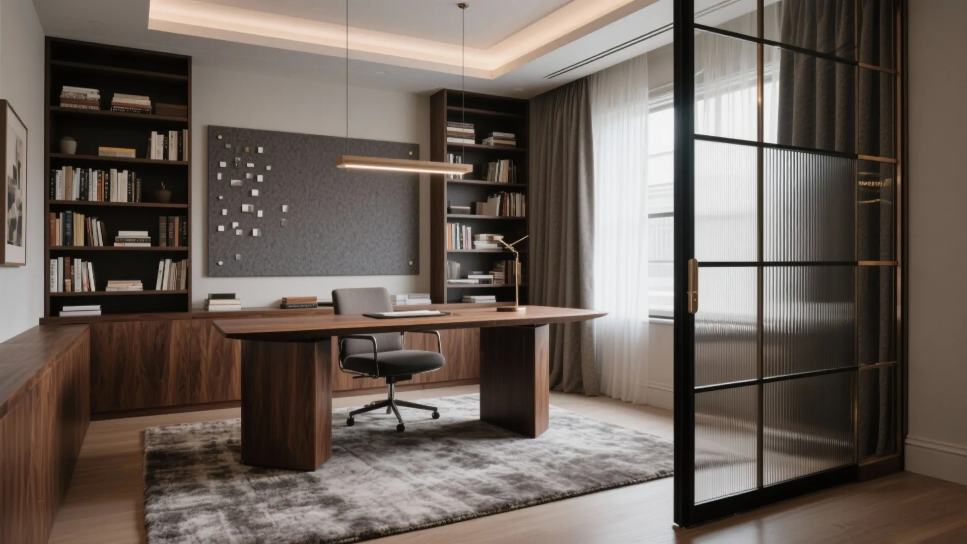 Acoustic calm: soft layers and smart partitions