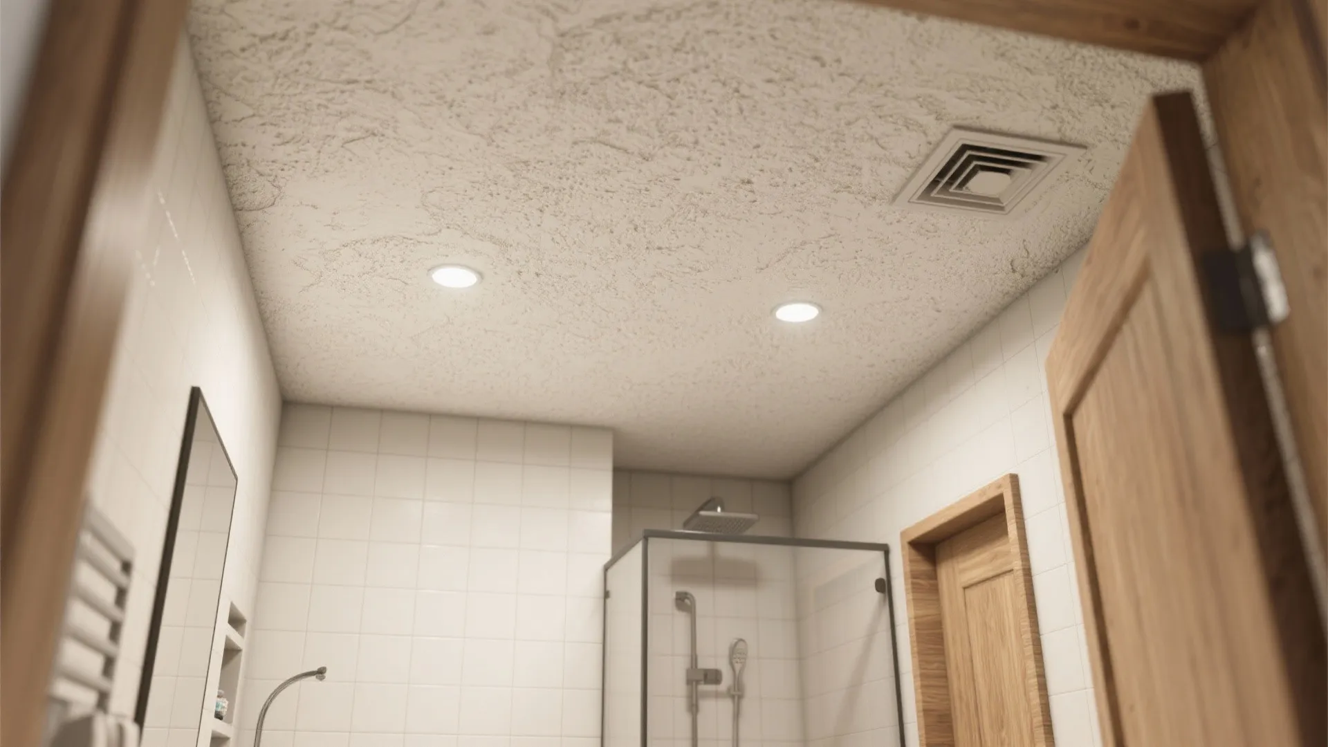 Acoustic Ceiling with Humidity-Safe Paint