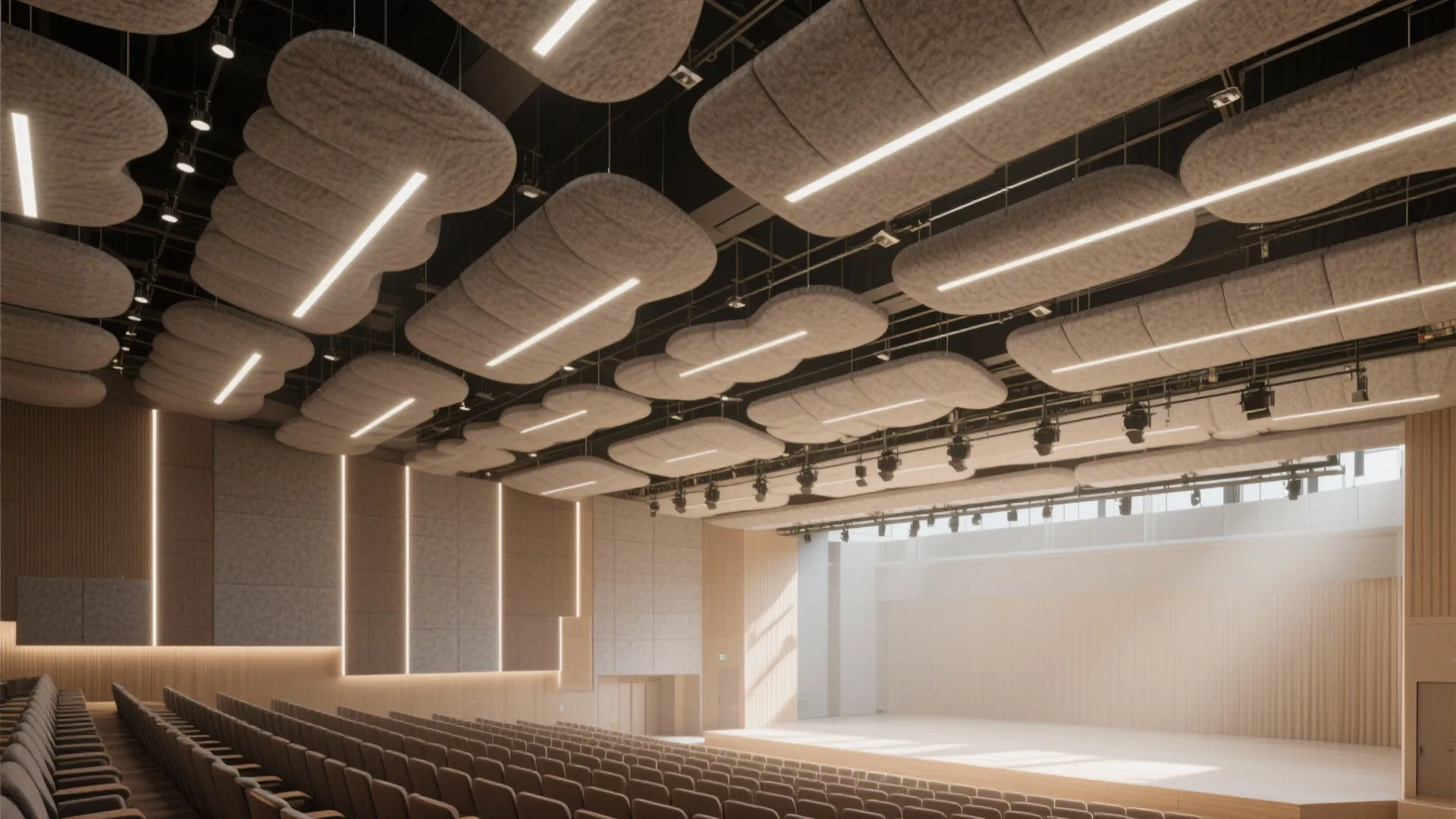 Acoustic Clouds and Baffles