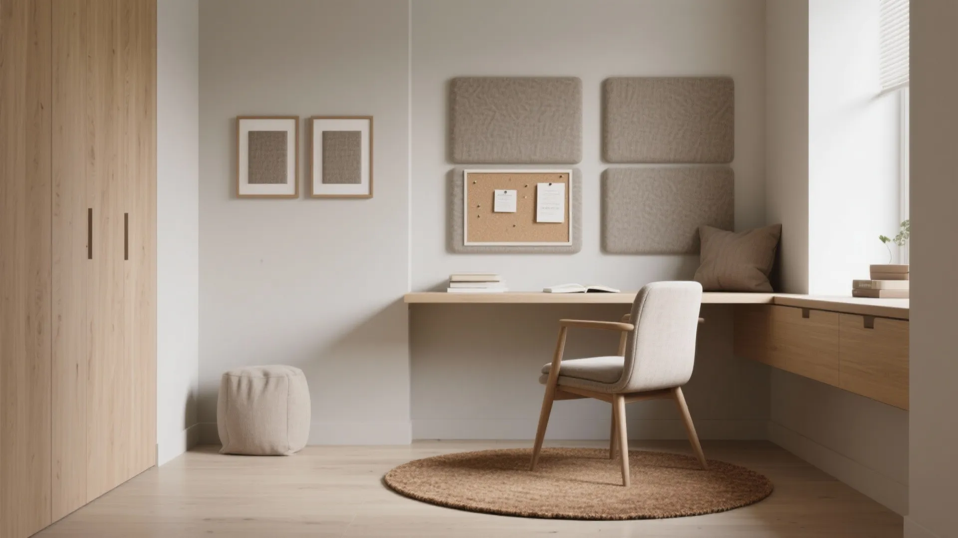 Acoustic comfort without heavy panels