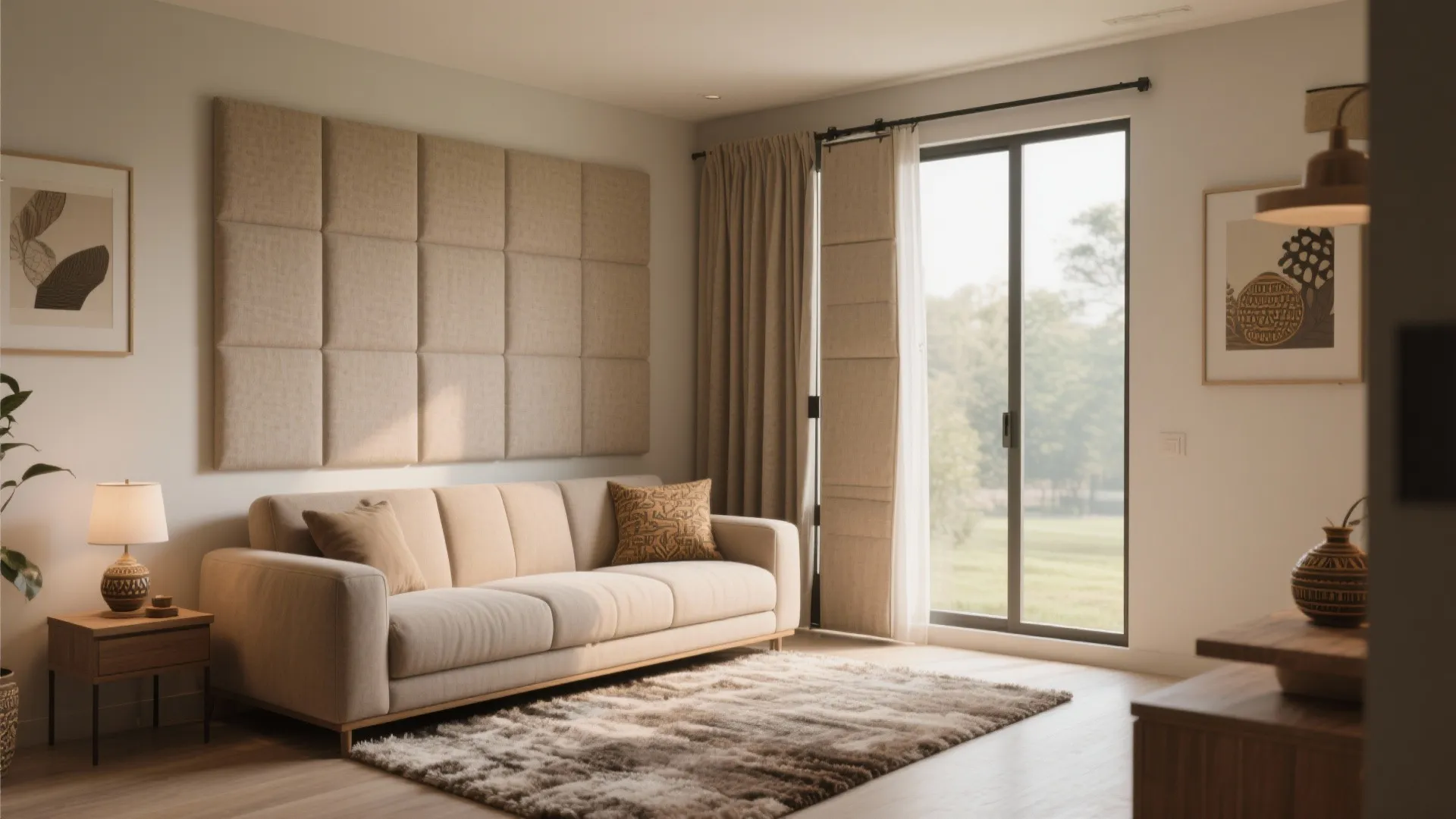 Acoustic comfort and zoning in compact 3 BHKs