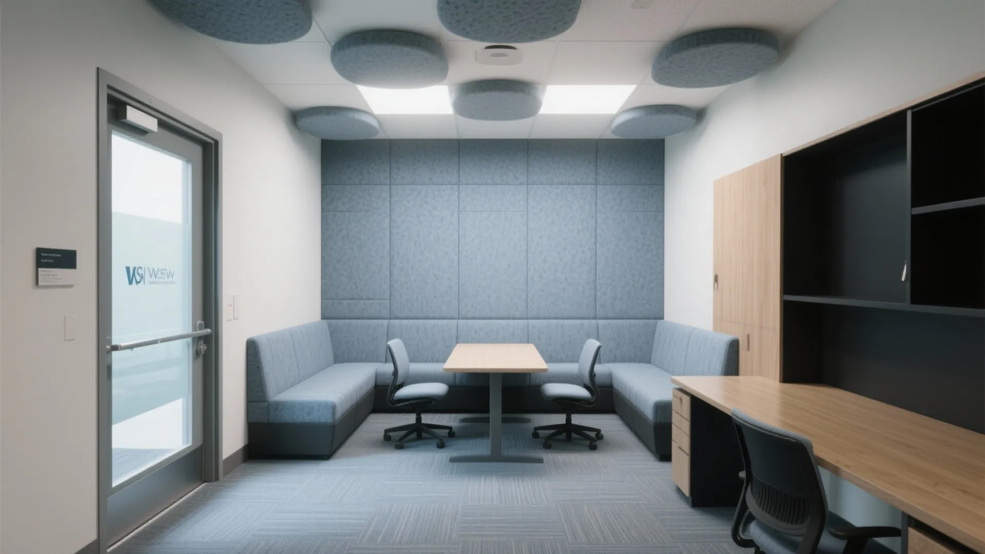 Acoustic comfort in compact study rooms