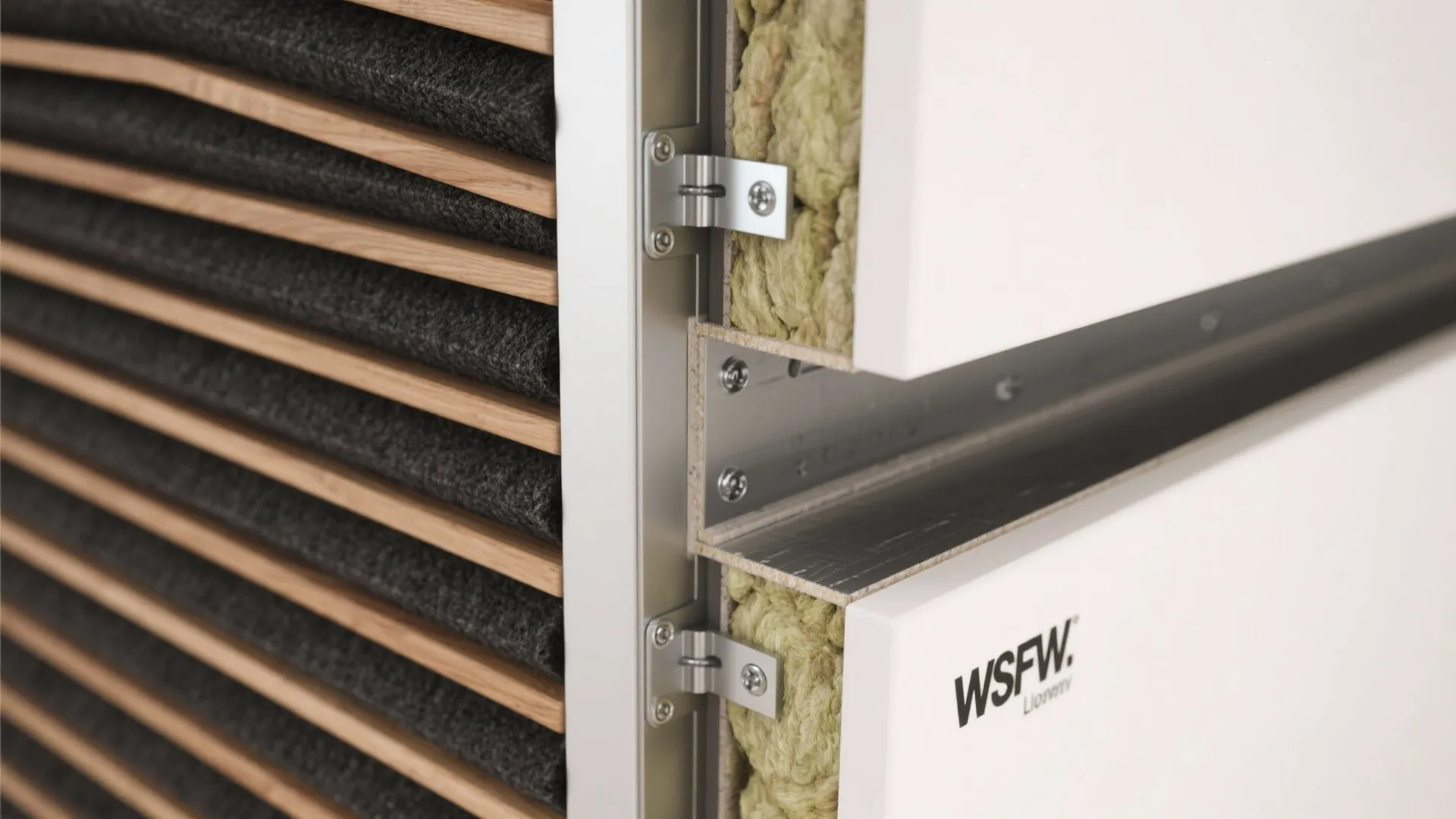 Acoustic and fire-safe partition for open kitchens