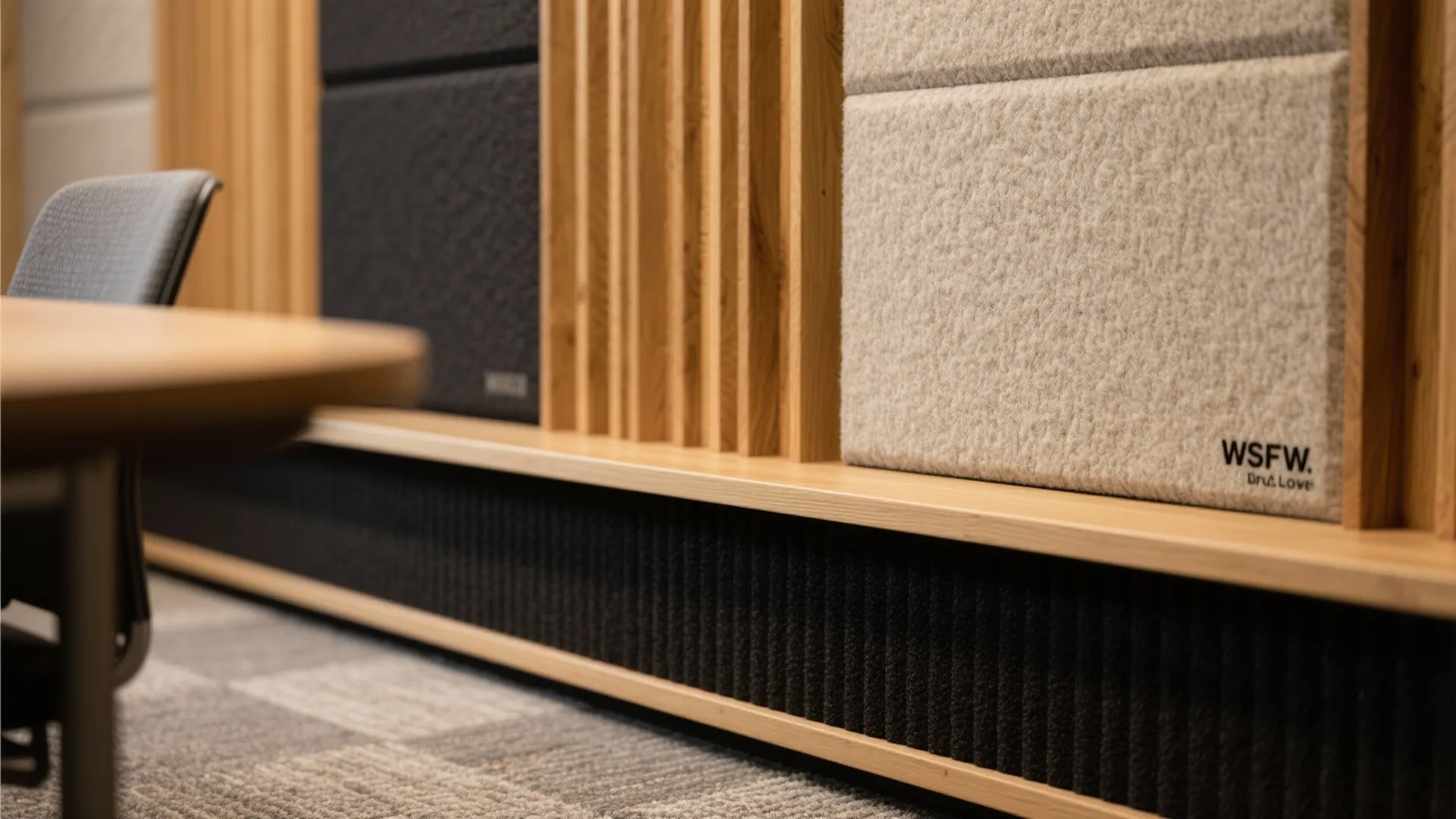 Sound matters: layered acoustic treatment