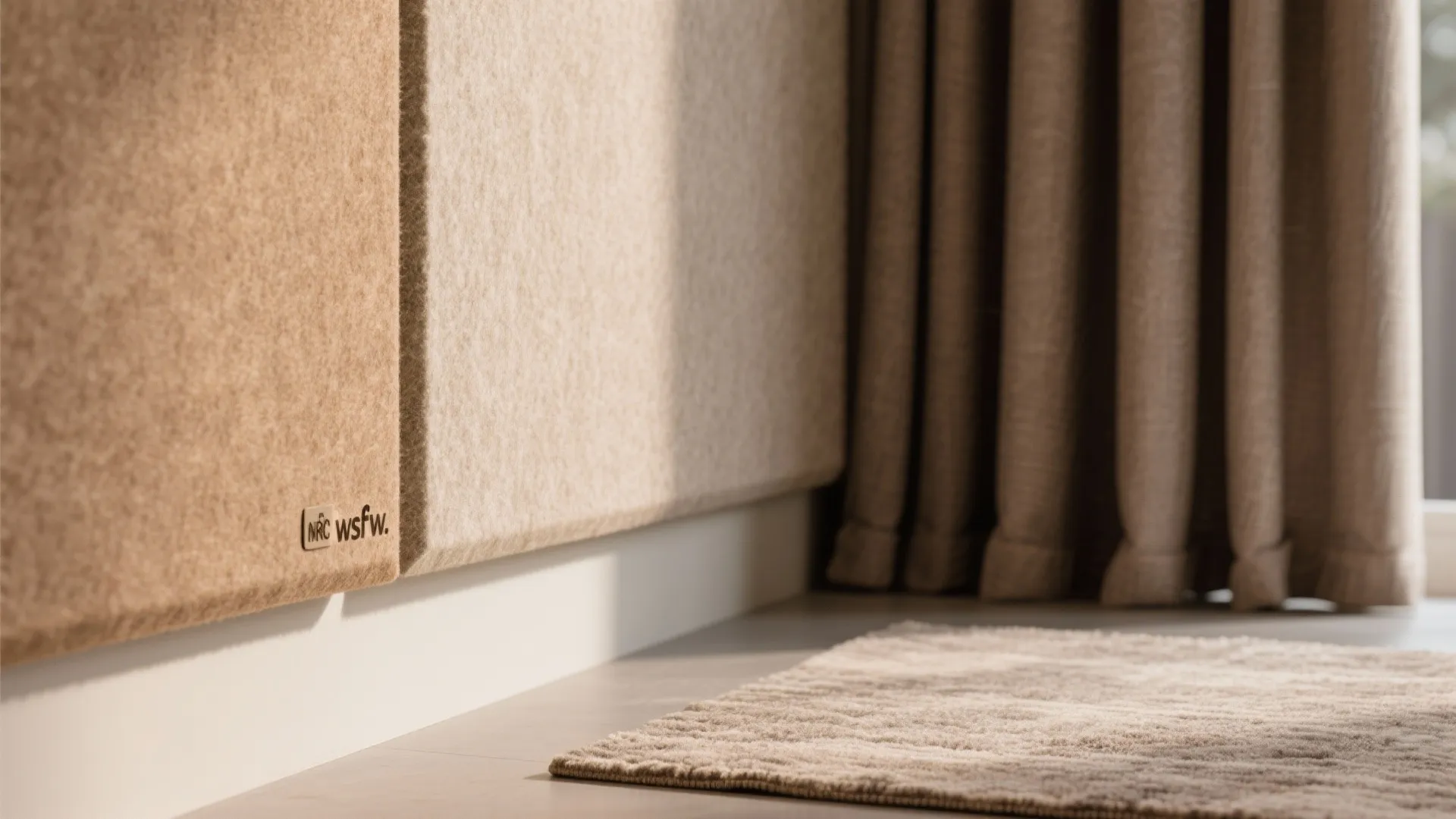 Soft acoustic layers with light neutrals