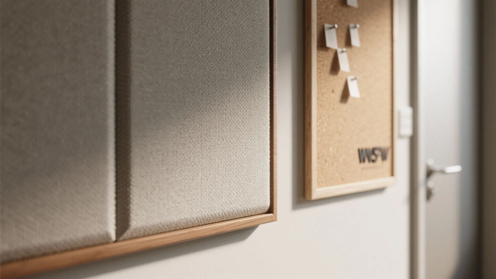 Acoustic-first minimalism for deep focus