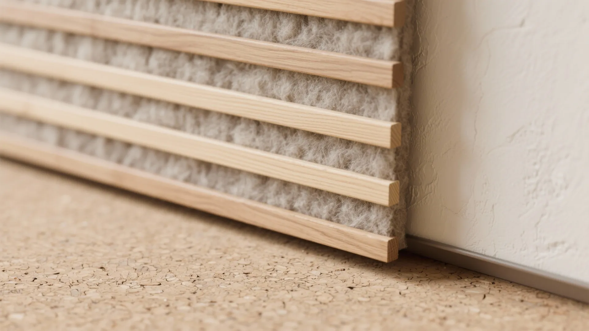 2) Natural materials and acoustic calm