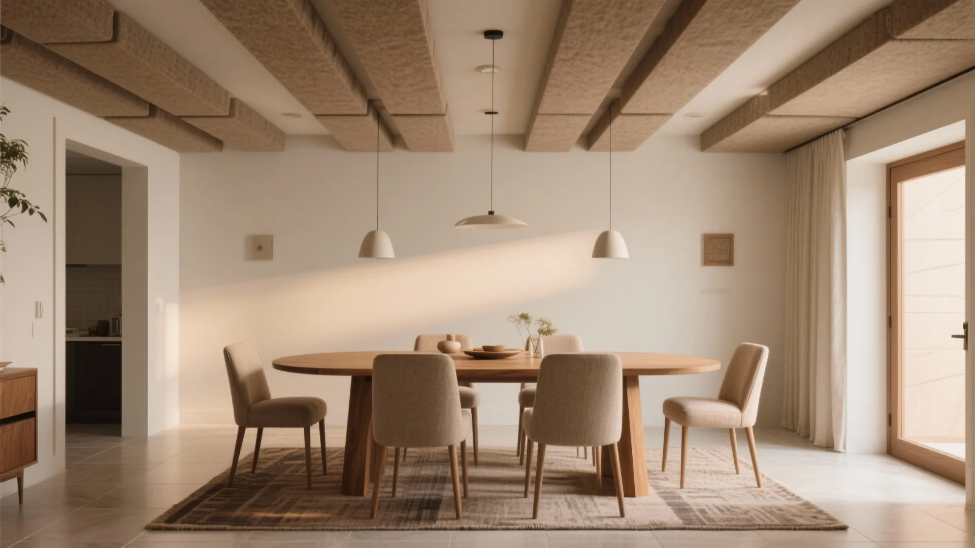 Textured Ceiling Panels for Acoustics