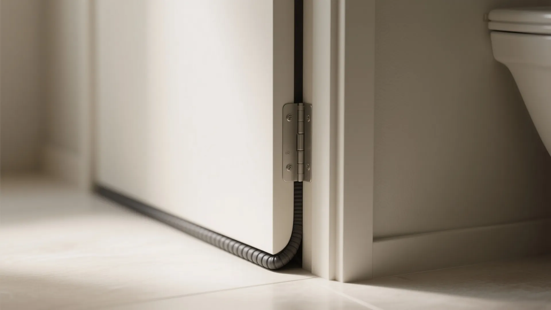 Acoustic Hidden Door with Paintable Skin