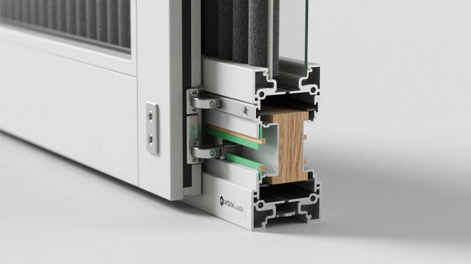 4. Slimline acoustic swing for noisy homes