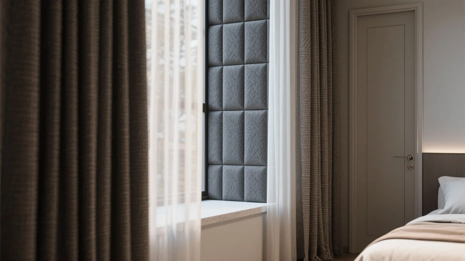 Quiet, restorative bedroom placement