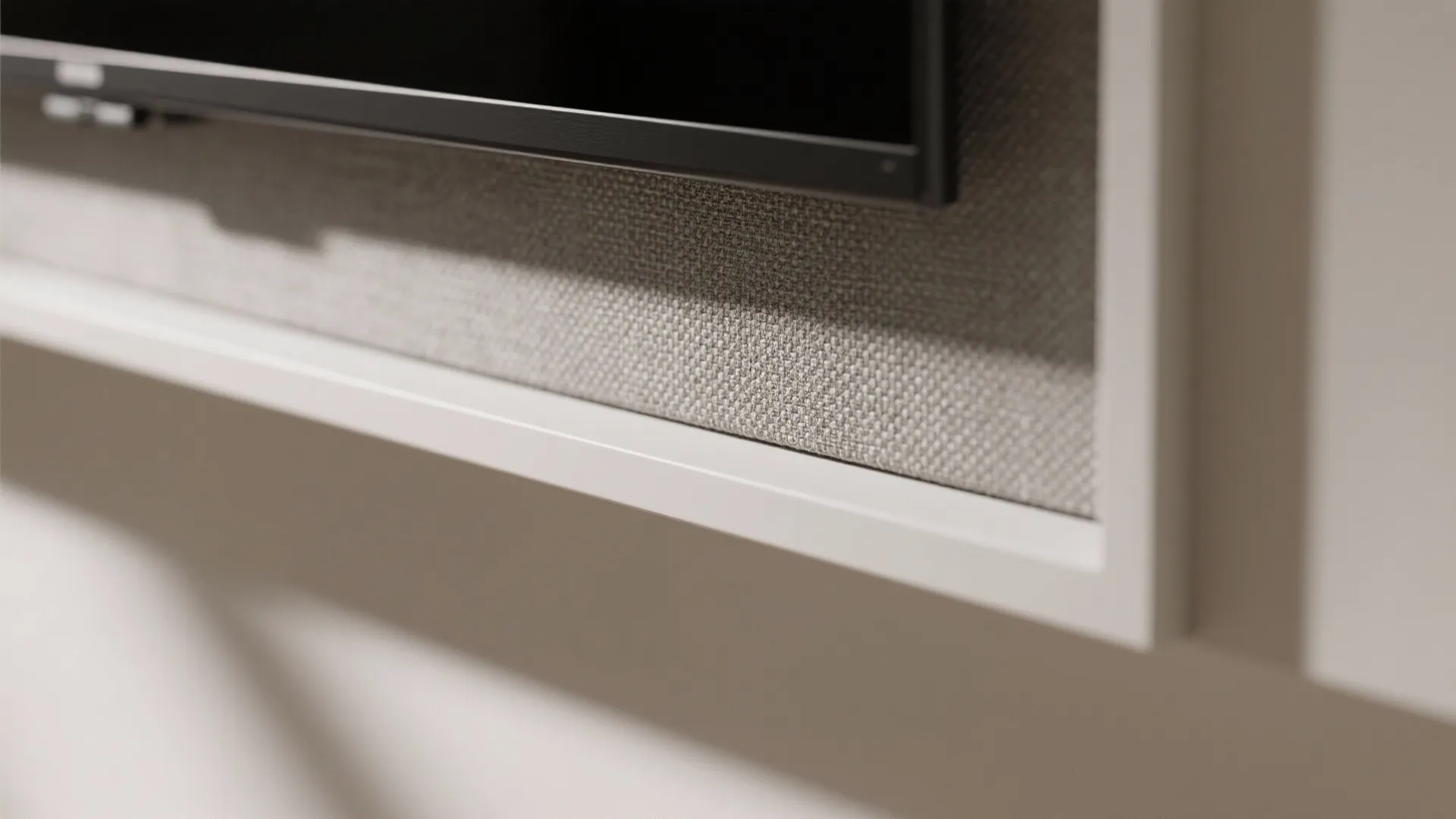 Built-in Niche with Flush TV Mount and Hidden Soundbar