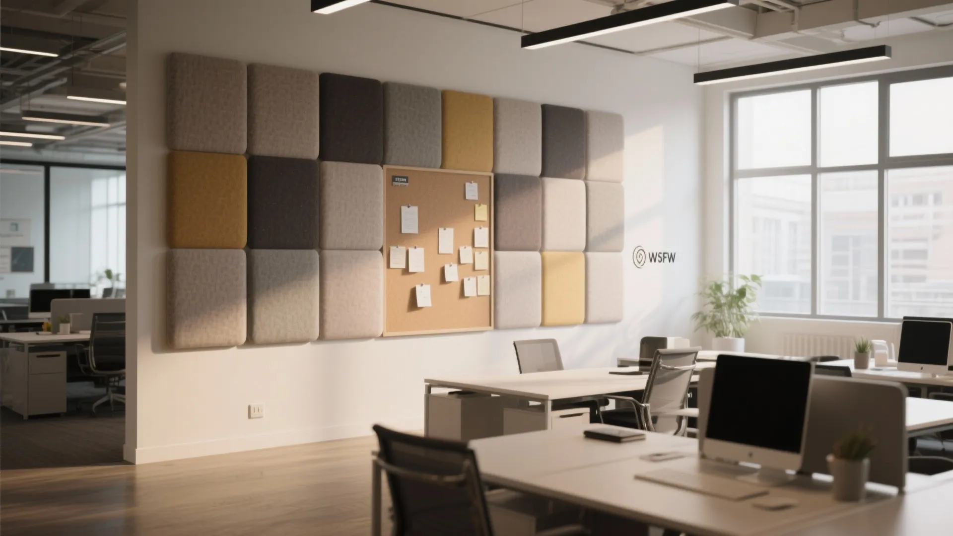 1. Acoustic Fabric Panels