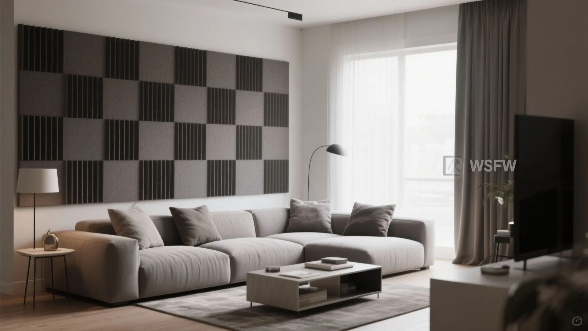 3. Acoustic Fabric Panels