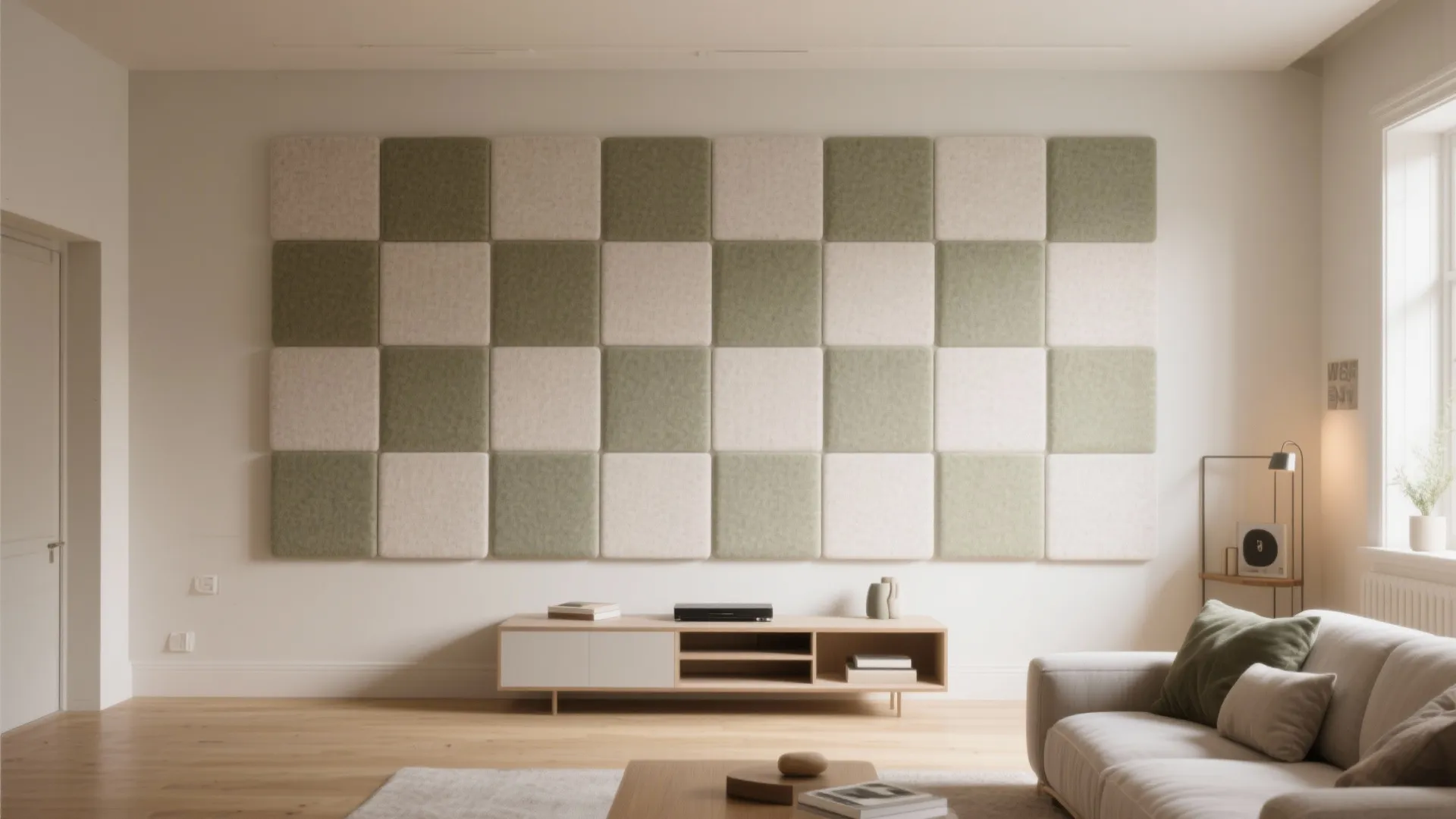 Soft Acoustic Panels as Feature Walls
