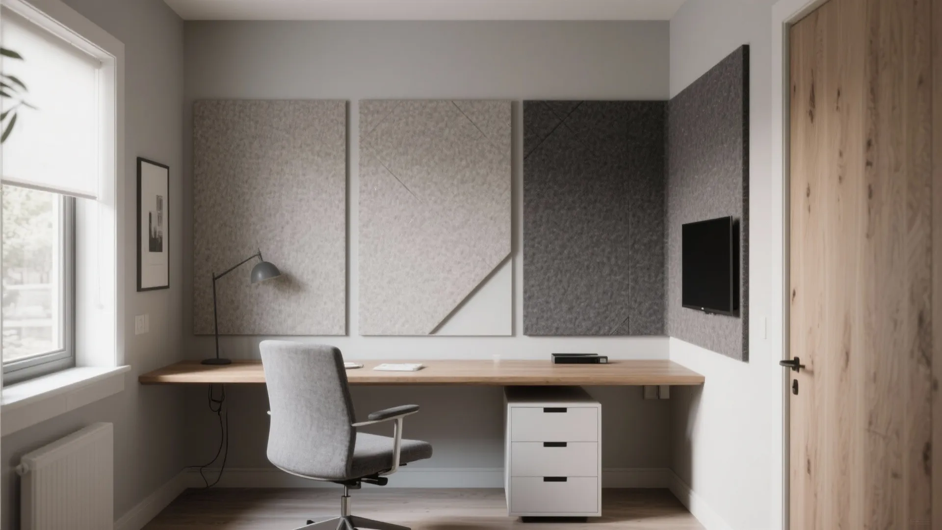 Acoustic PET Felt or Fabric-Wrapped Wall Sheets