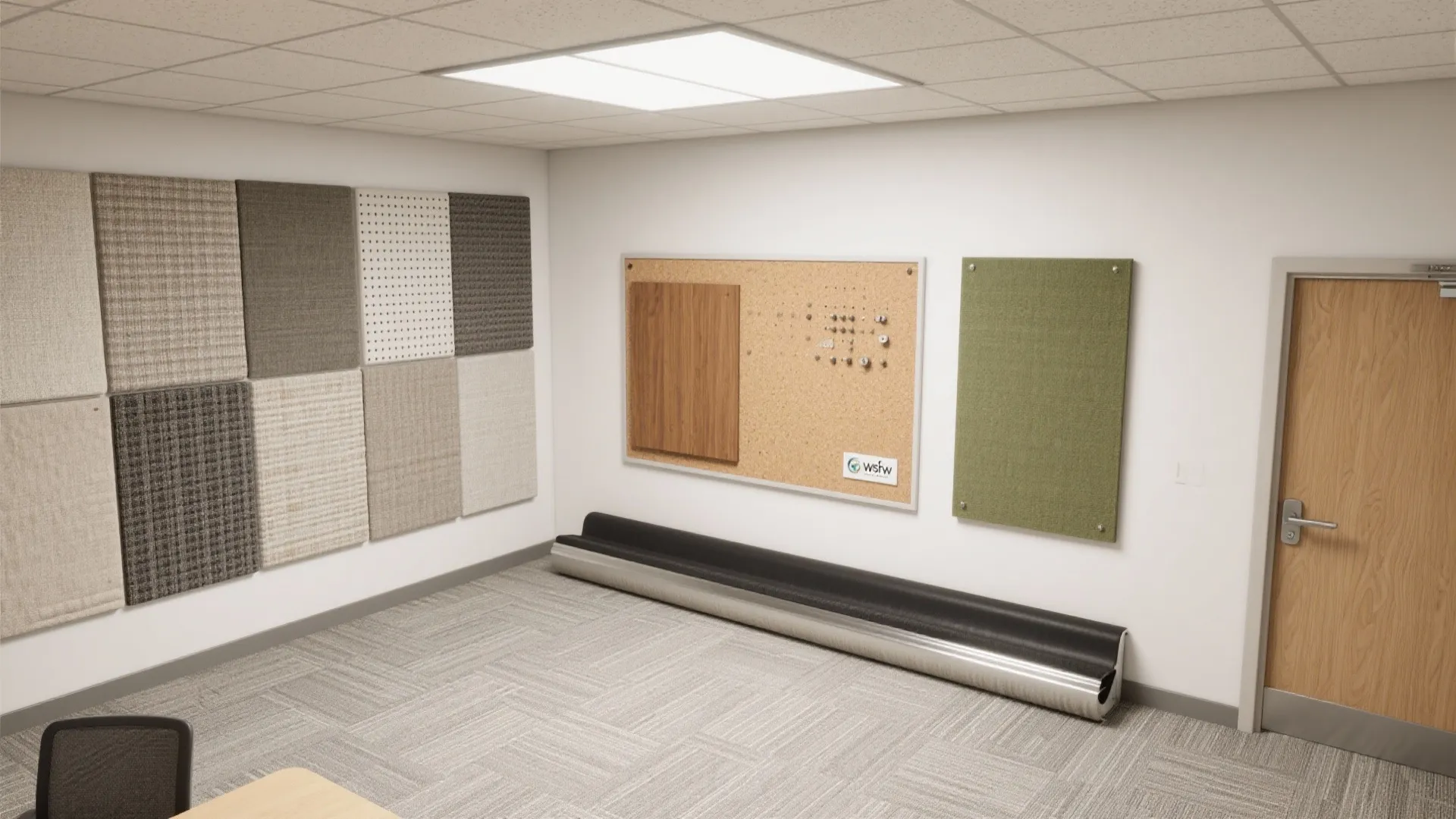 Acoustic layering for quiet focus