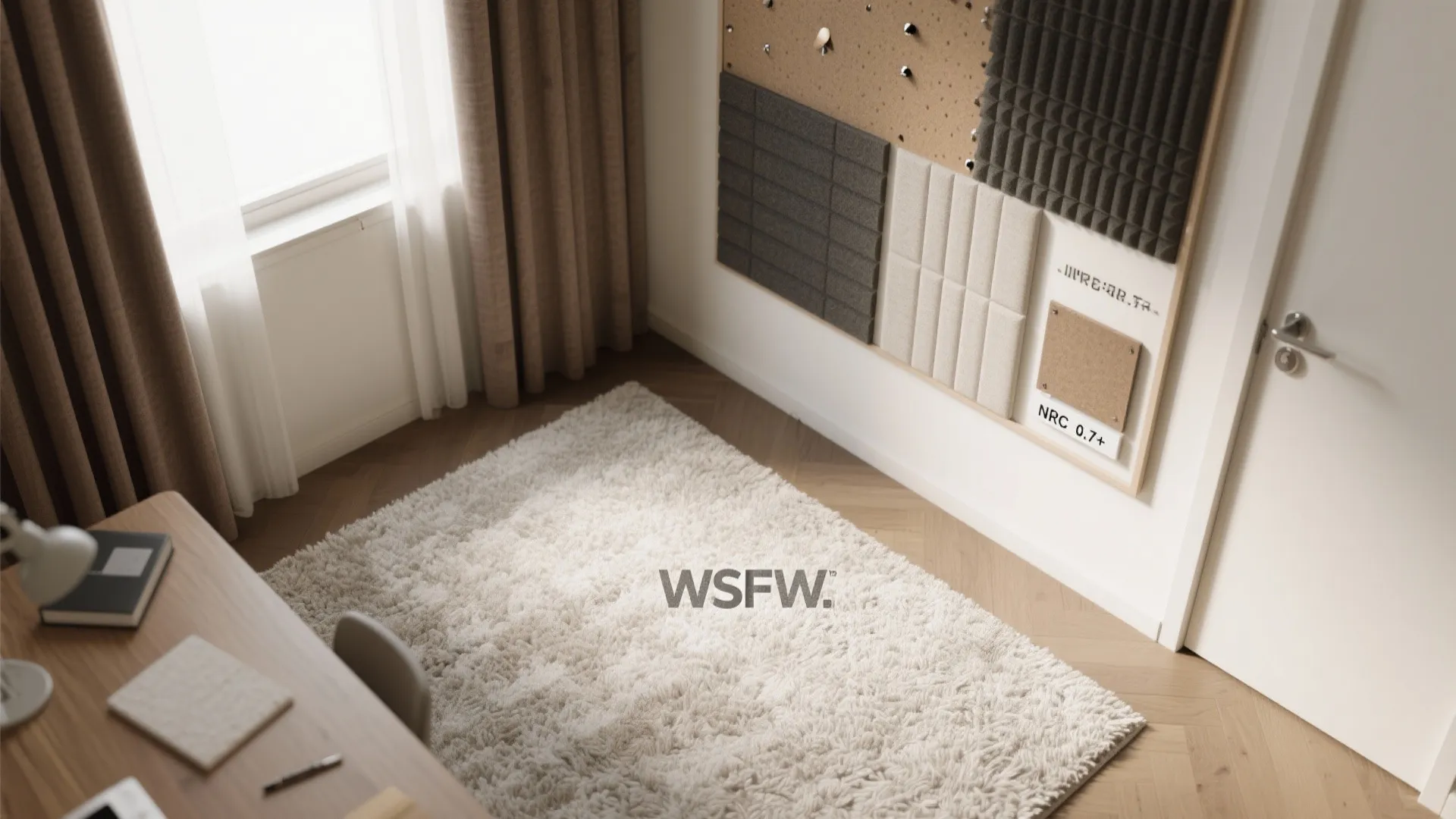 Acoustic layering for deep focus