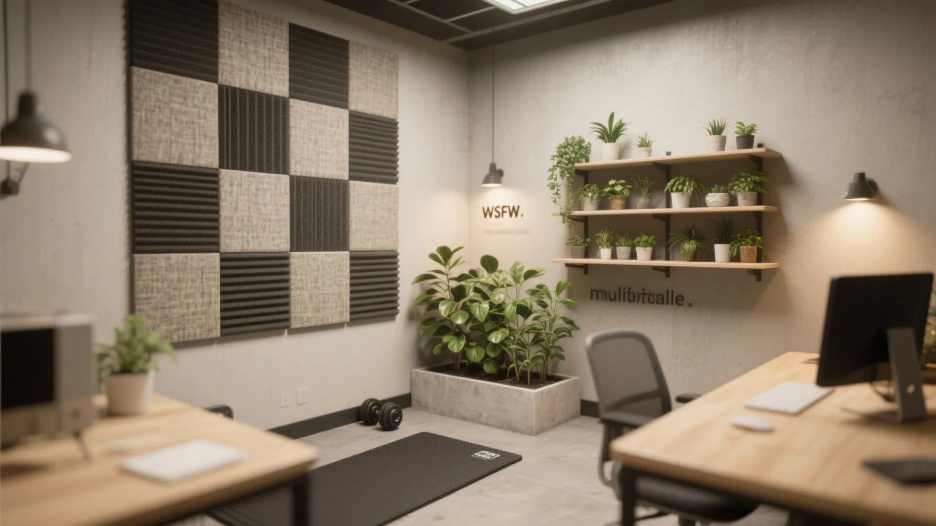 Acoustic Solutions and Greenery for Focus