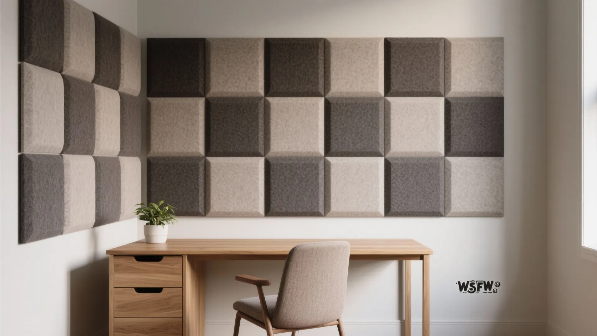 Acoustic Panels as Graphic Frames