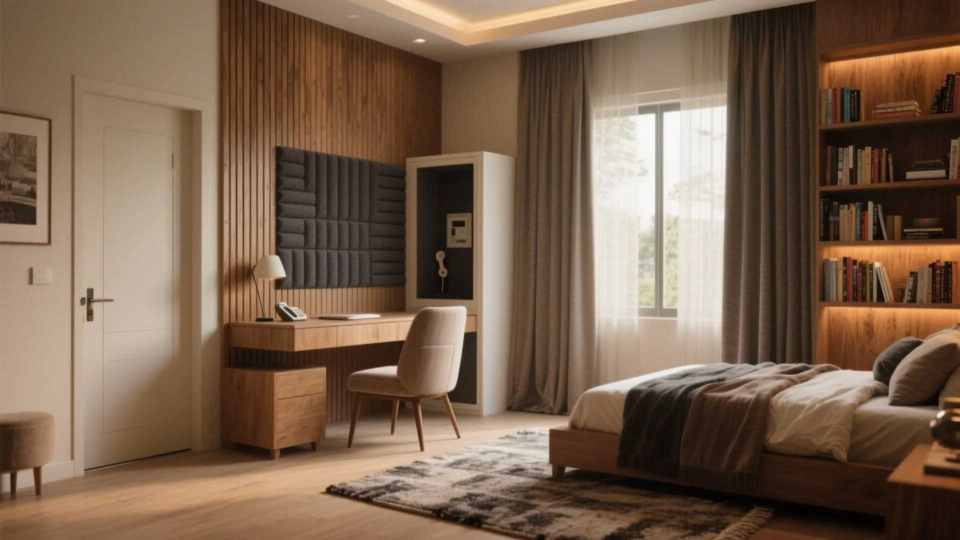 Acoustic comfort and hybrid work: sound-smart bedrooms and study