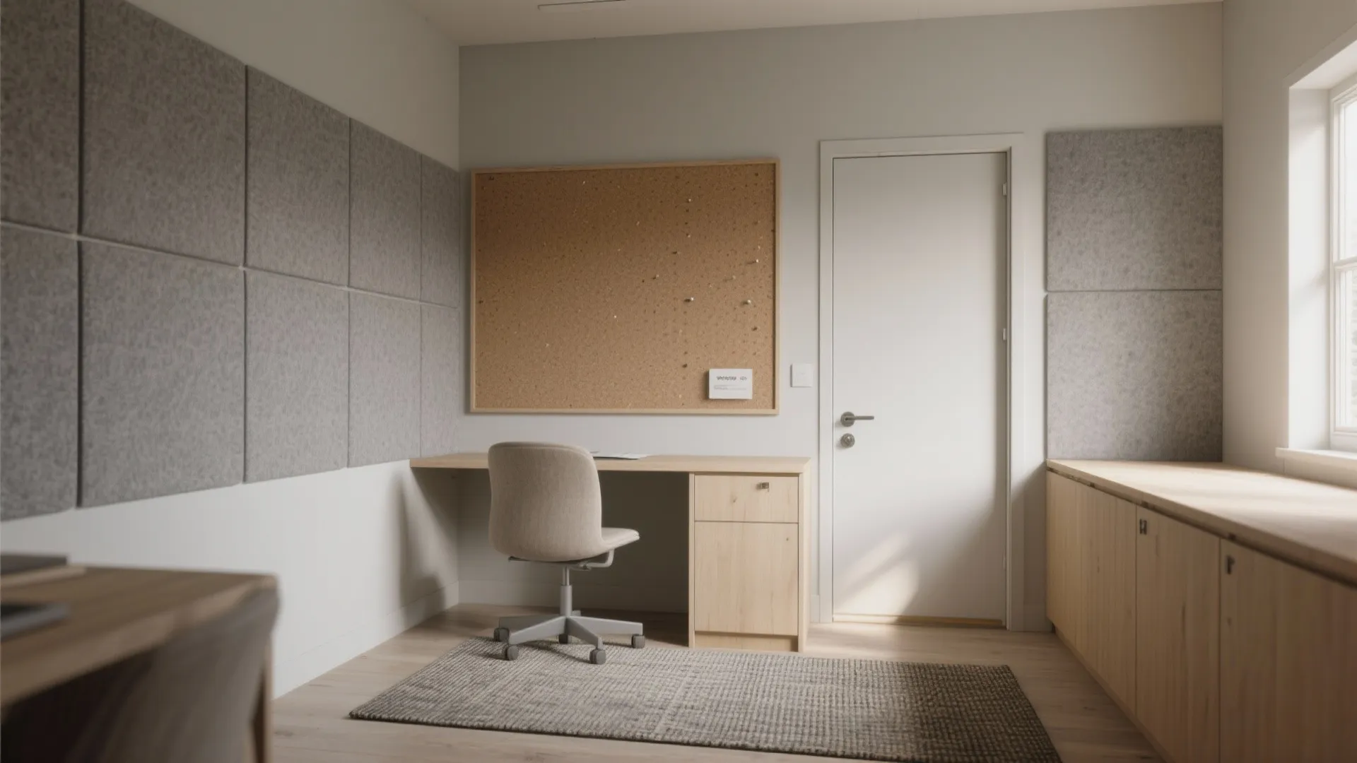 Acoustic layering for quiet concentration