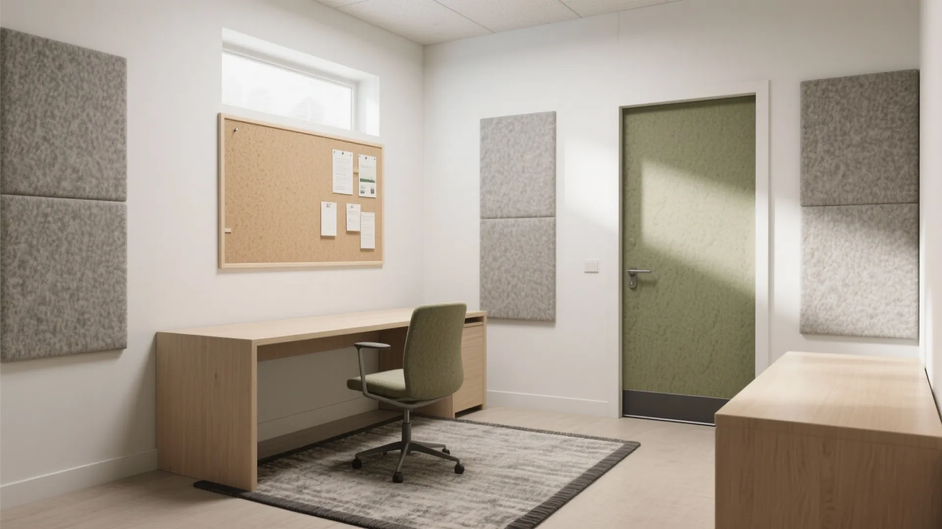 Acoustic layering for focused study