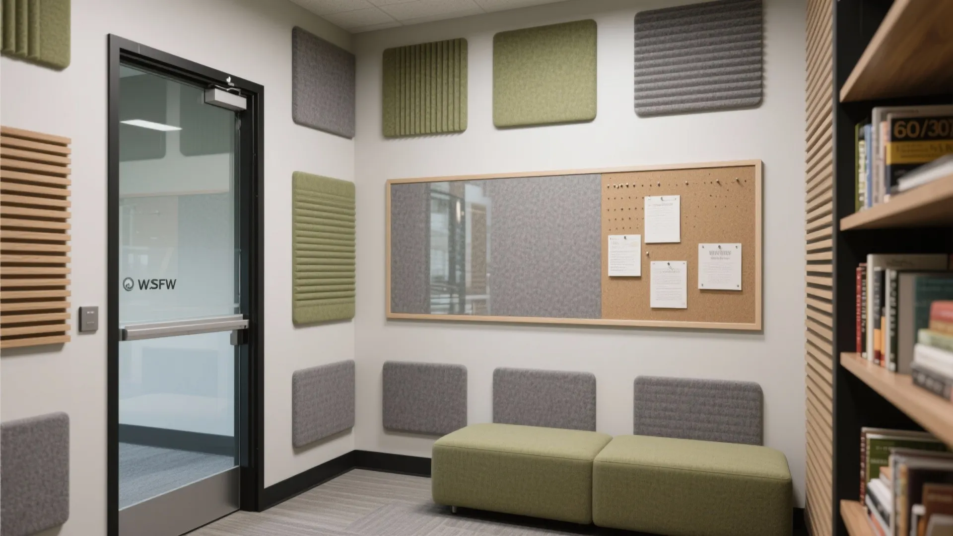 Acoustic layering: panels, seals, and soft seating