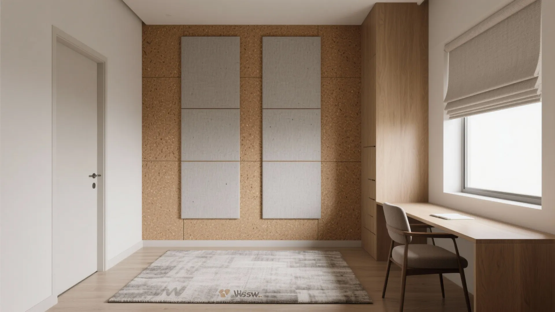 Acoustic layering for quieter concentration