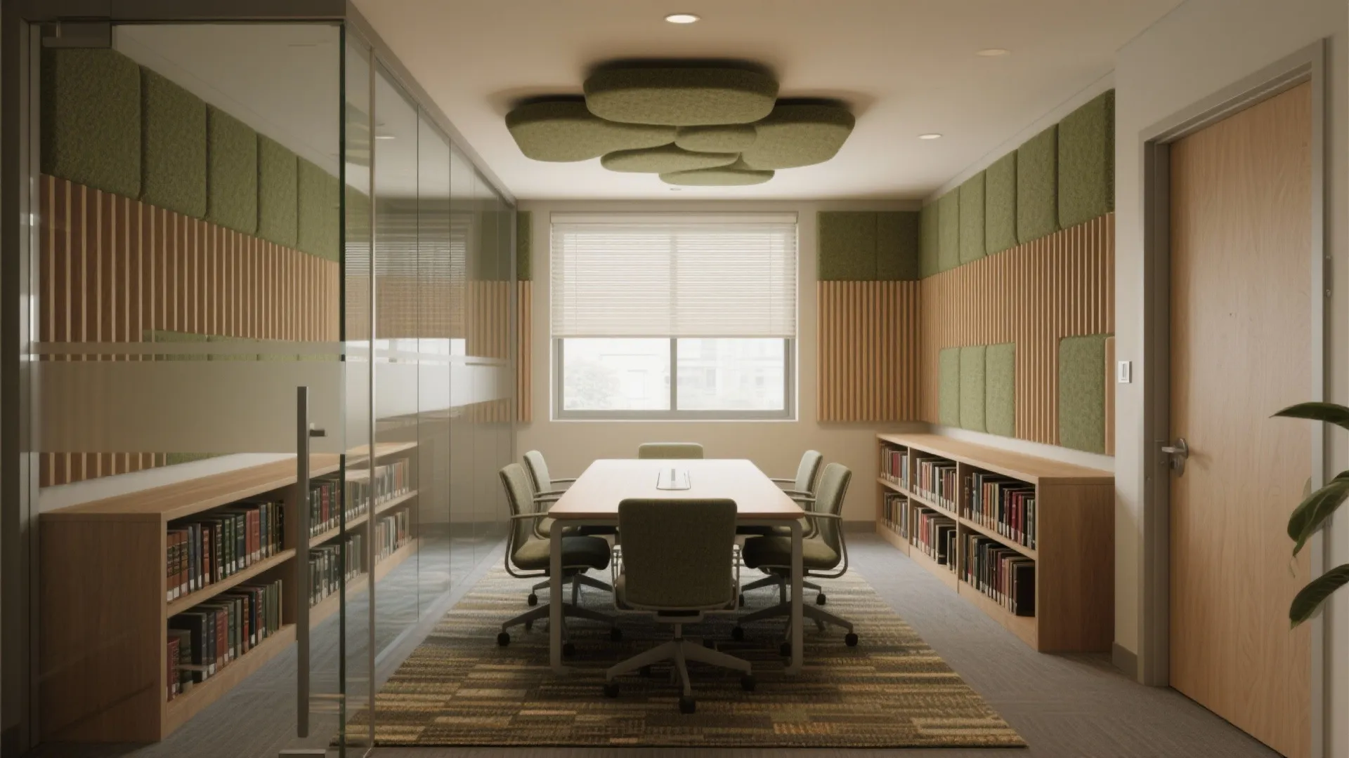 Acoustic layers for focused study