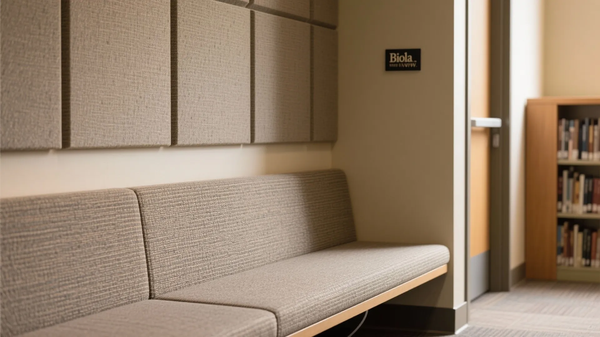 Acoustic layering for quiet focus