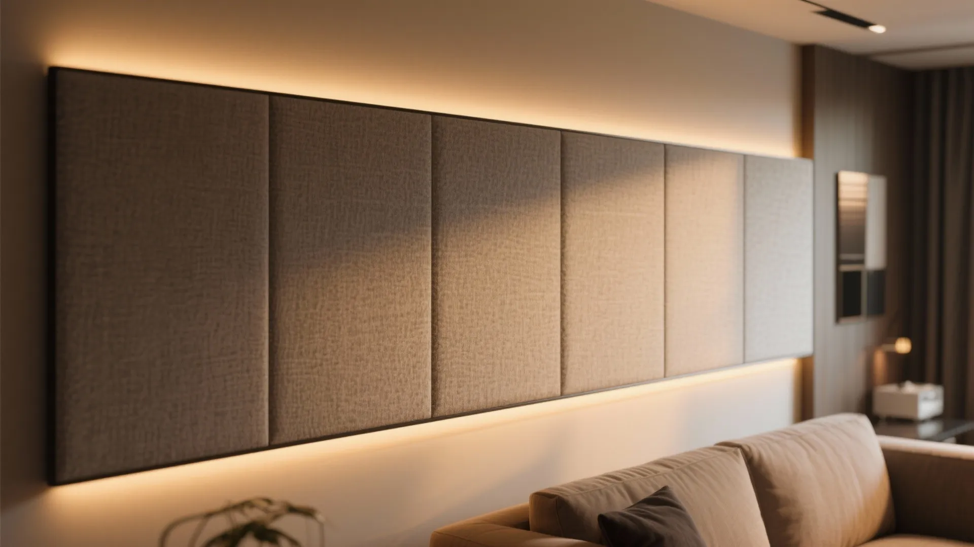 5. Ambient Lighting and Acoustic Panels