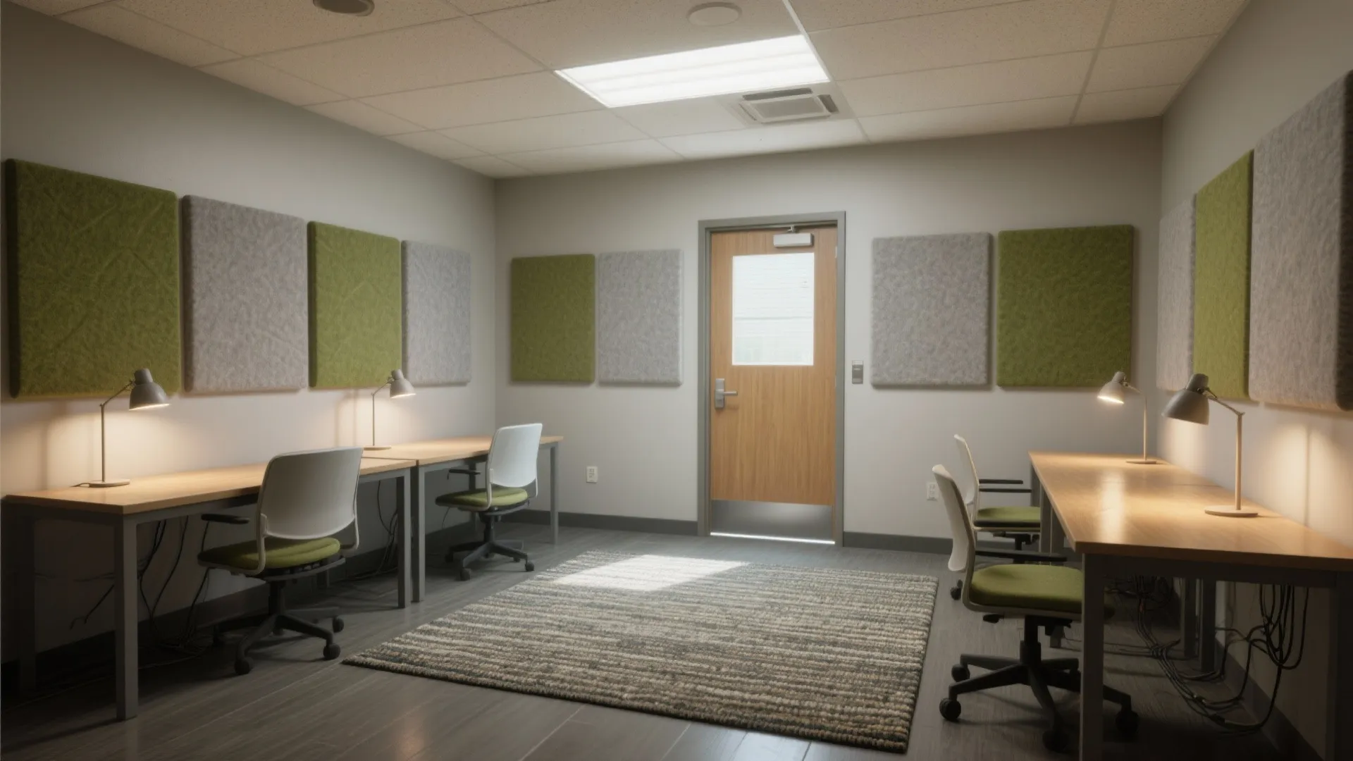 Acoustic Comfort and Layered, Tunable Lighting