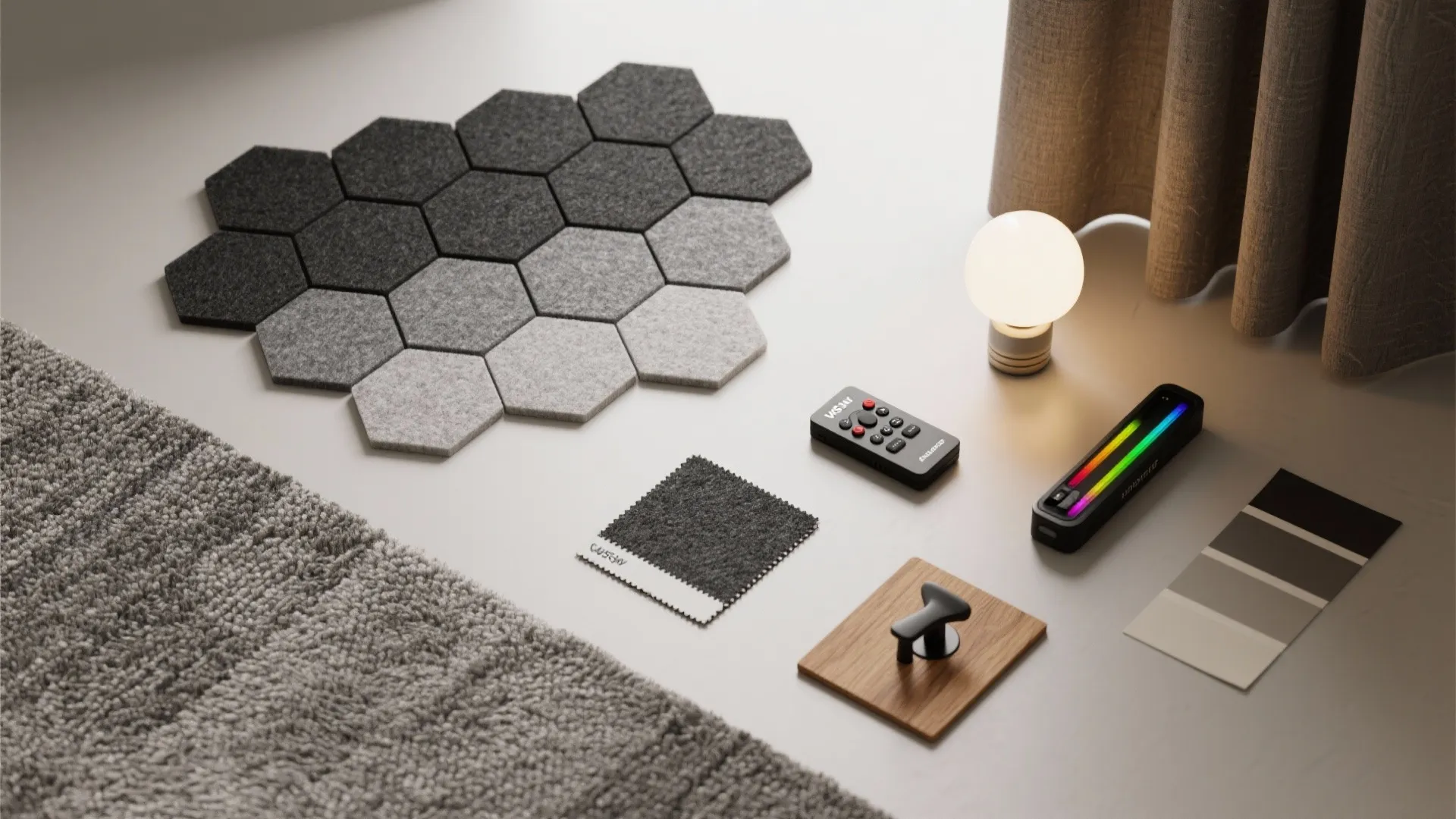 Acoustic Panels as Art, Plus Smart Lighting Scenes