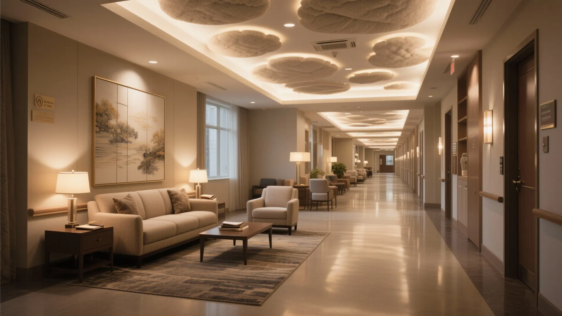 Acoustic Calm and Soft Lighting Layers