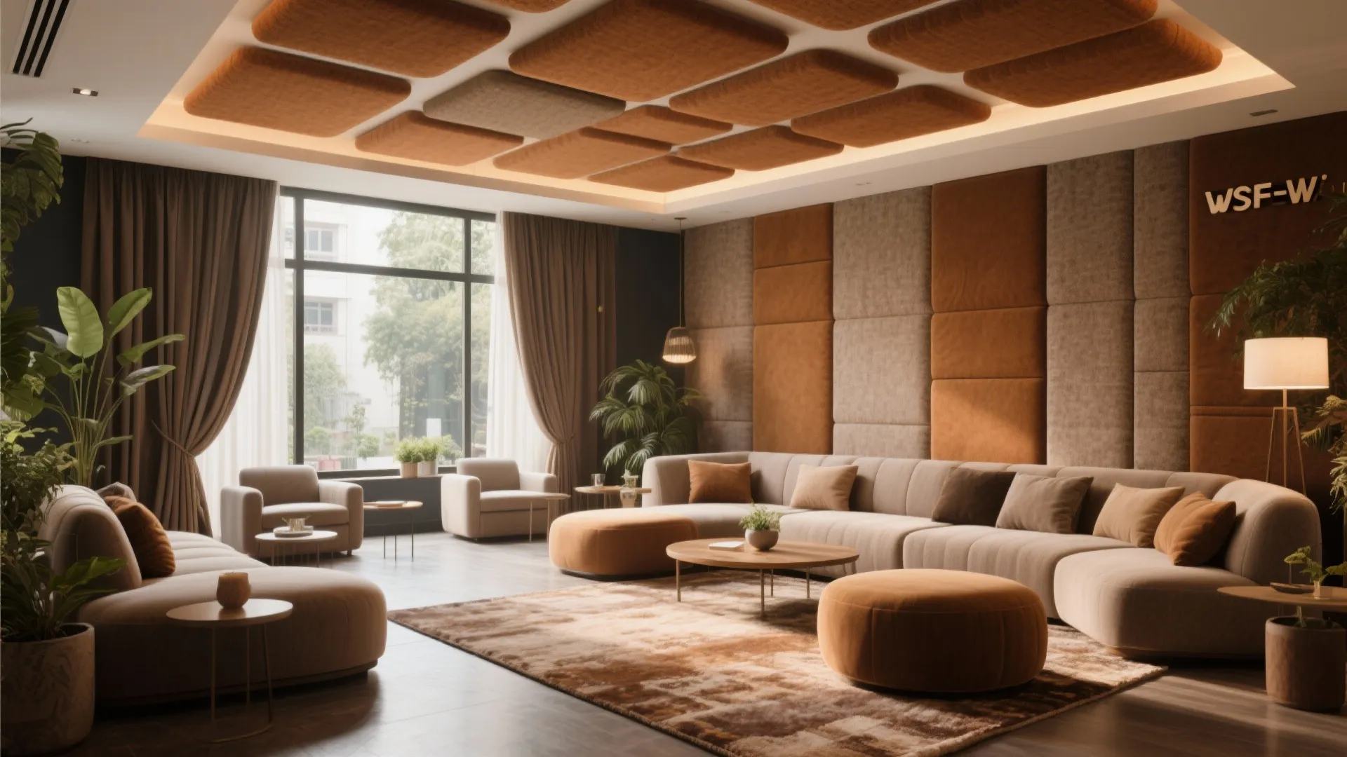 Acoustic comfort in common lounges