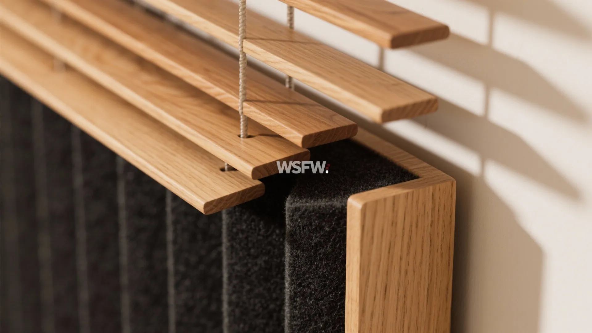 Acoustic Slat Wall with Hidden Storage (Calm + Capacity)