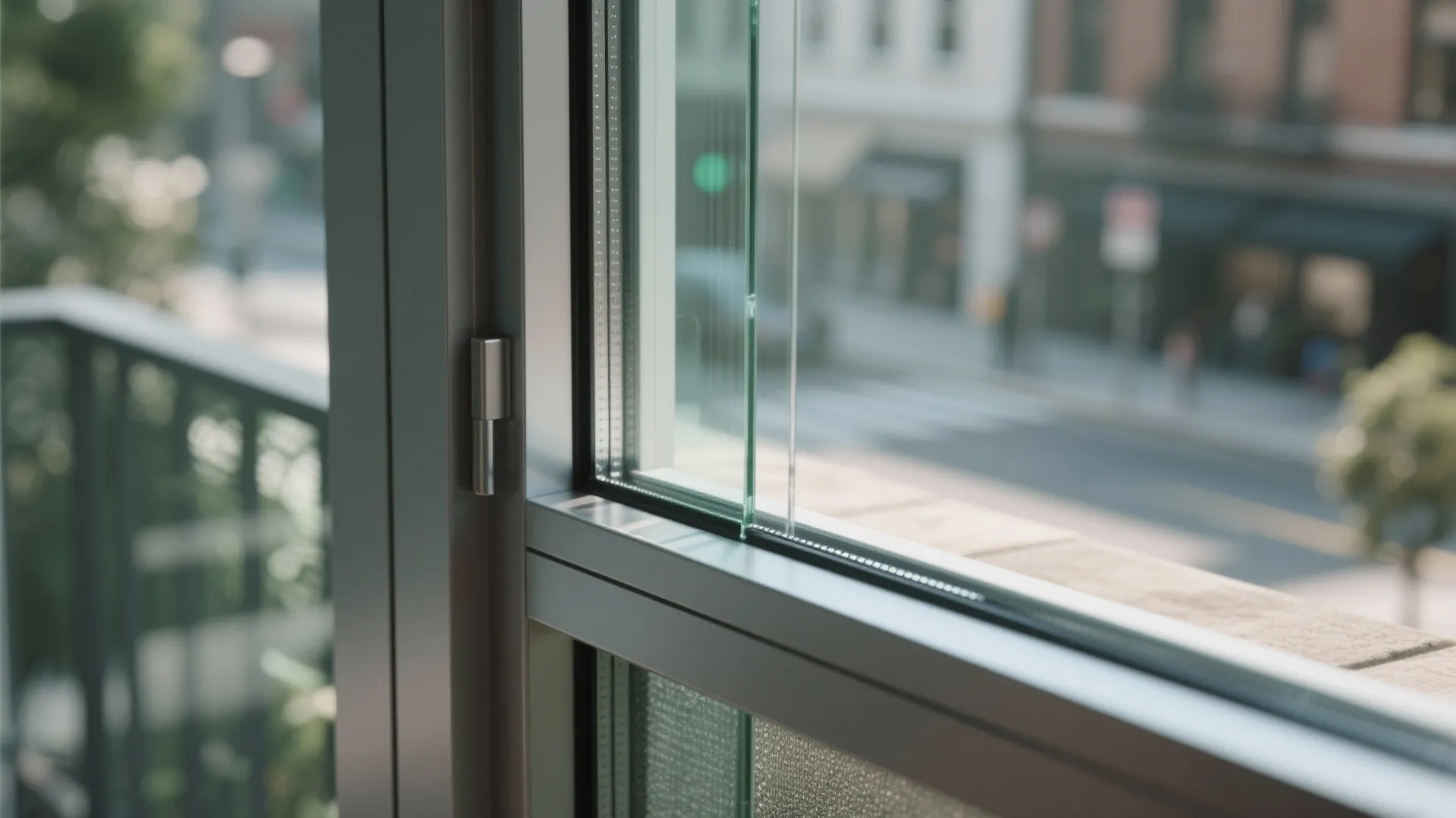 Acoustic laminated glass for urban calm