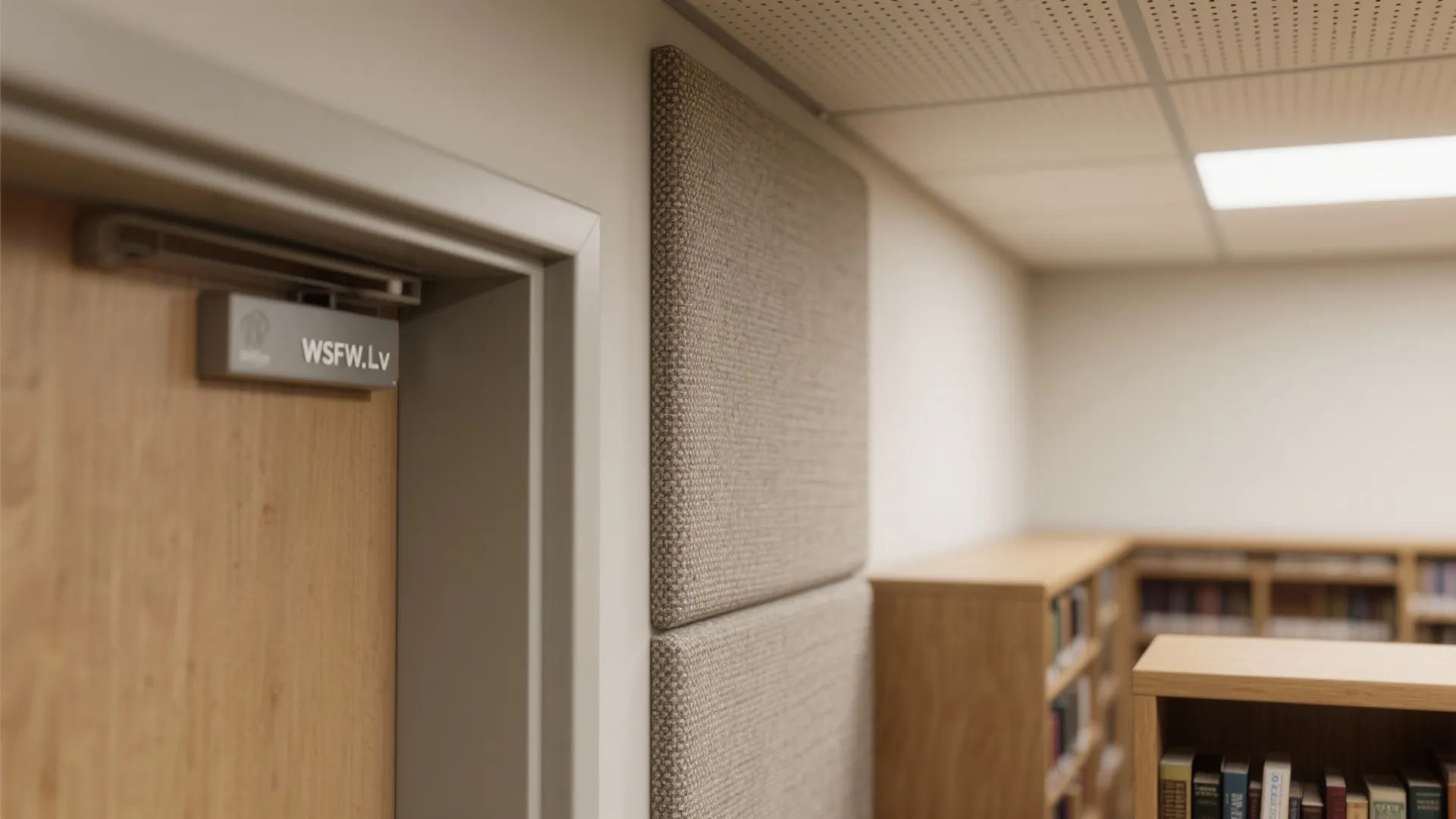 2) Sound-smart: panels, seals, and sound masking