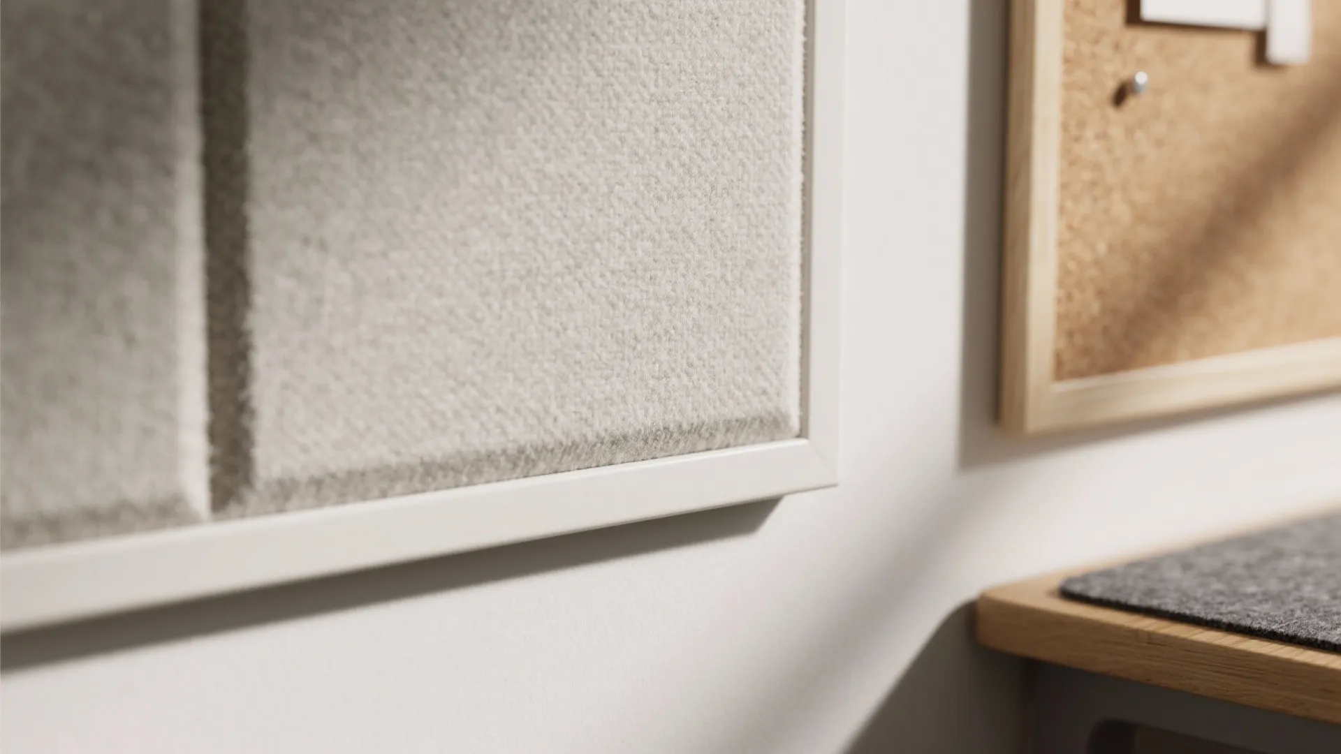 Acoustic panels and soft finishes for calm concentration