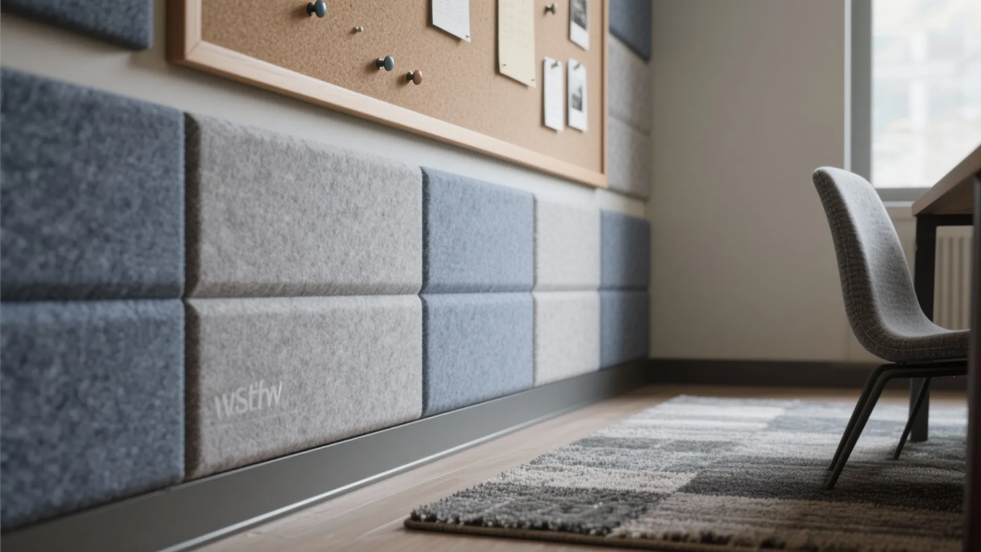 Acoustic layers: panels, rugs, and soft edges