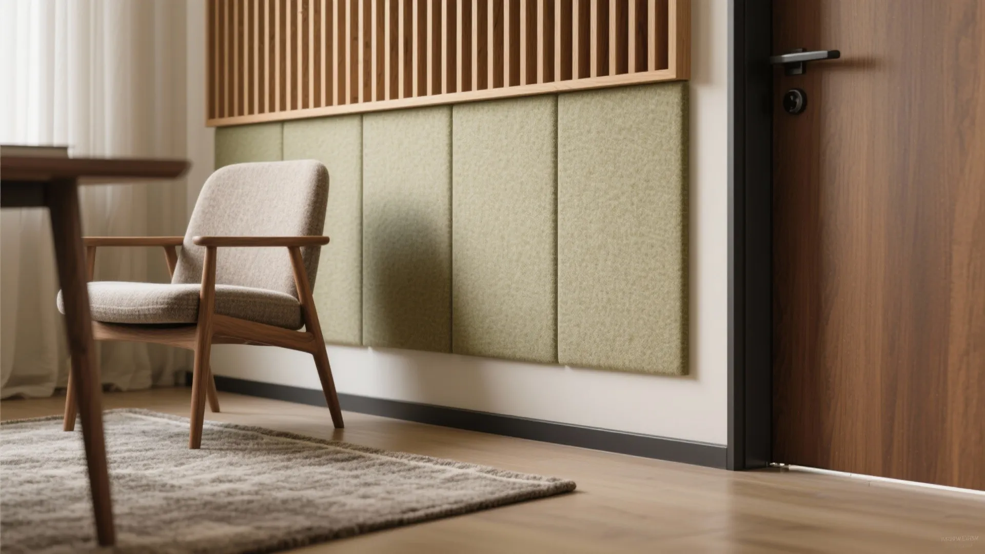 Acoustic layering for quiet focus