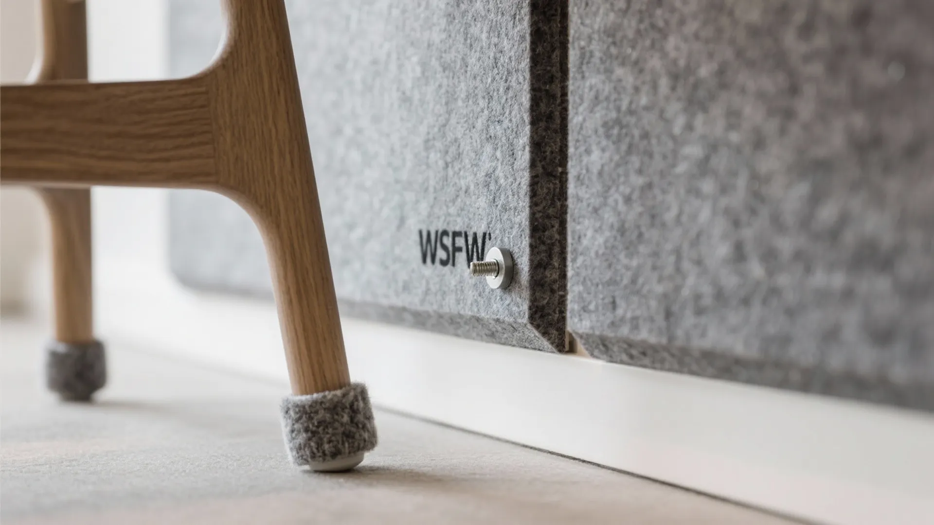 2) Acoustic layering: soft walls, soft feet, softer light