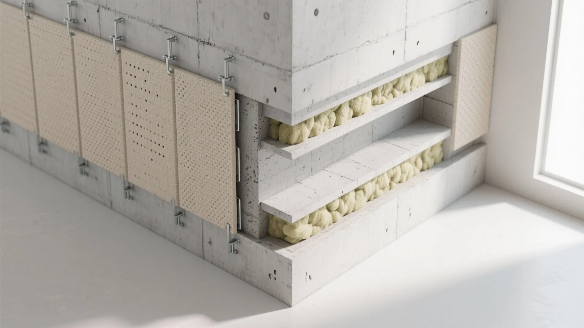 2) Quiet and comfy: tune acoustics and thermal mass