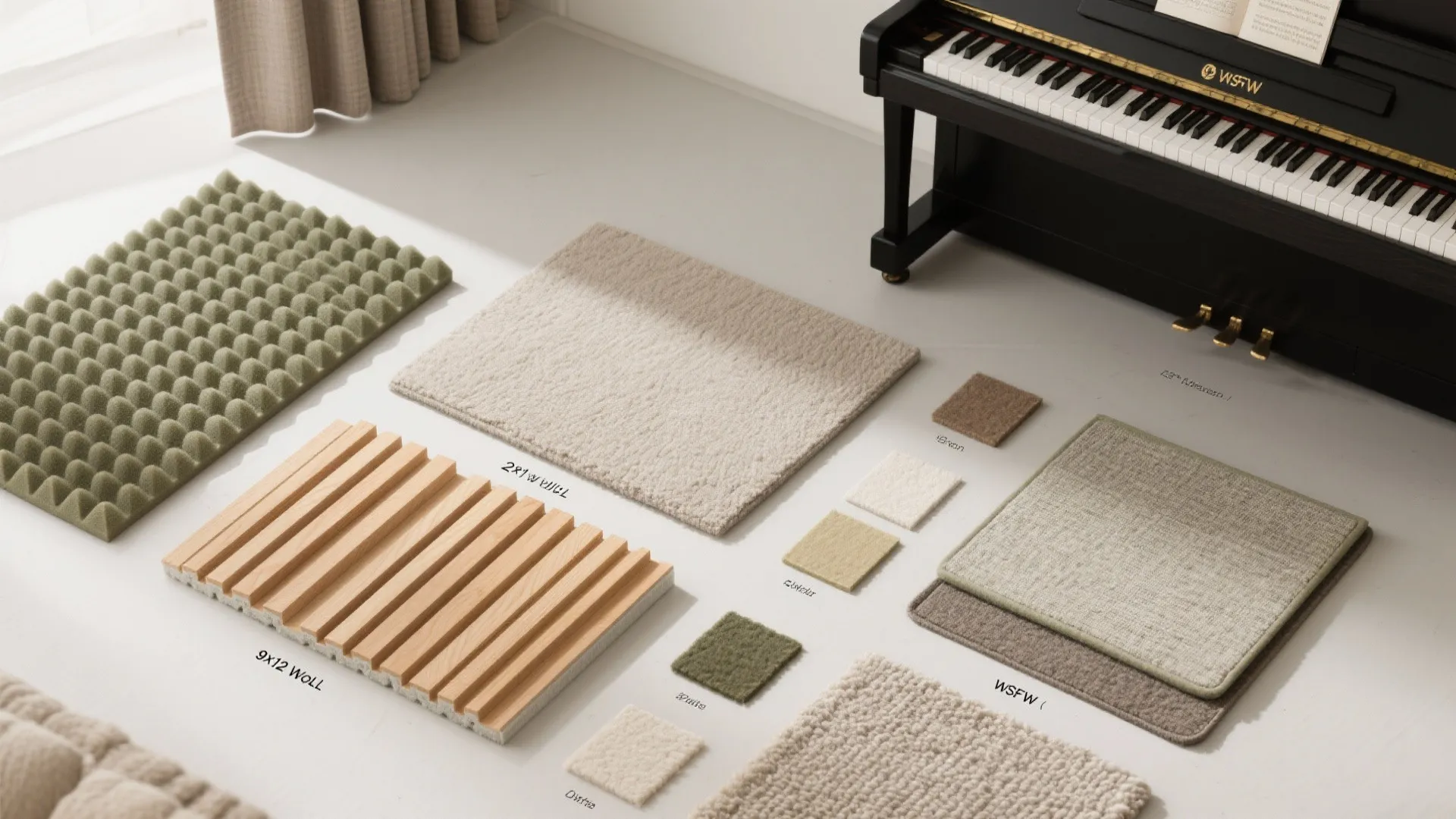4) Acoustic layering: rugs, drapes, panels—without killing style