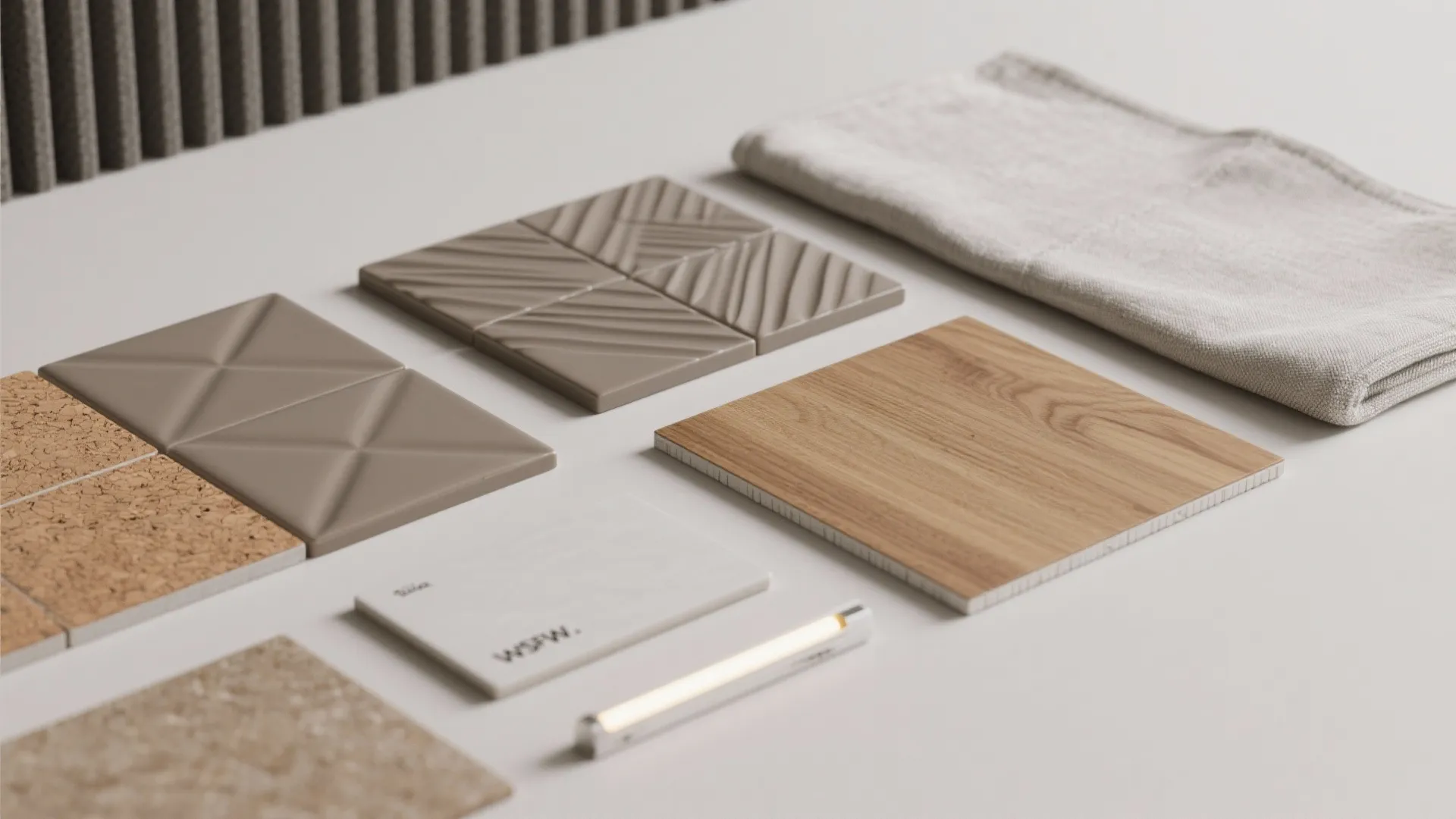 3) Acoustic ceramic or cork-composite tiles to soften sound